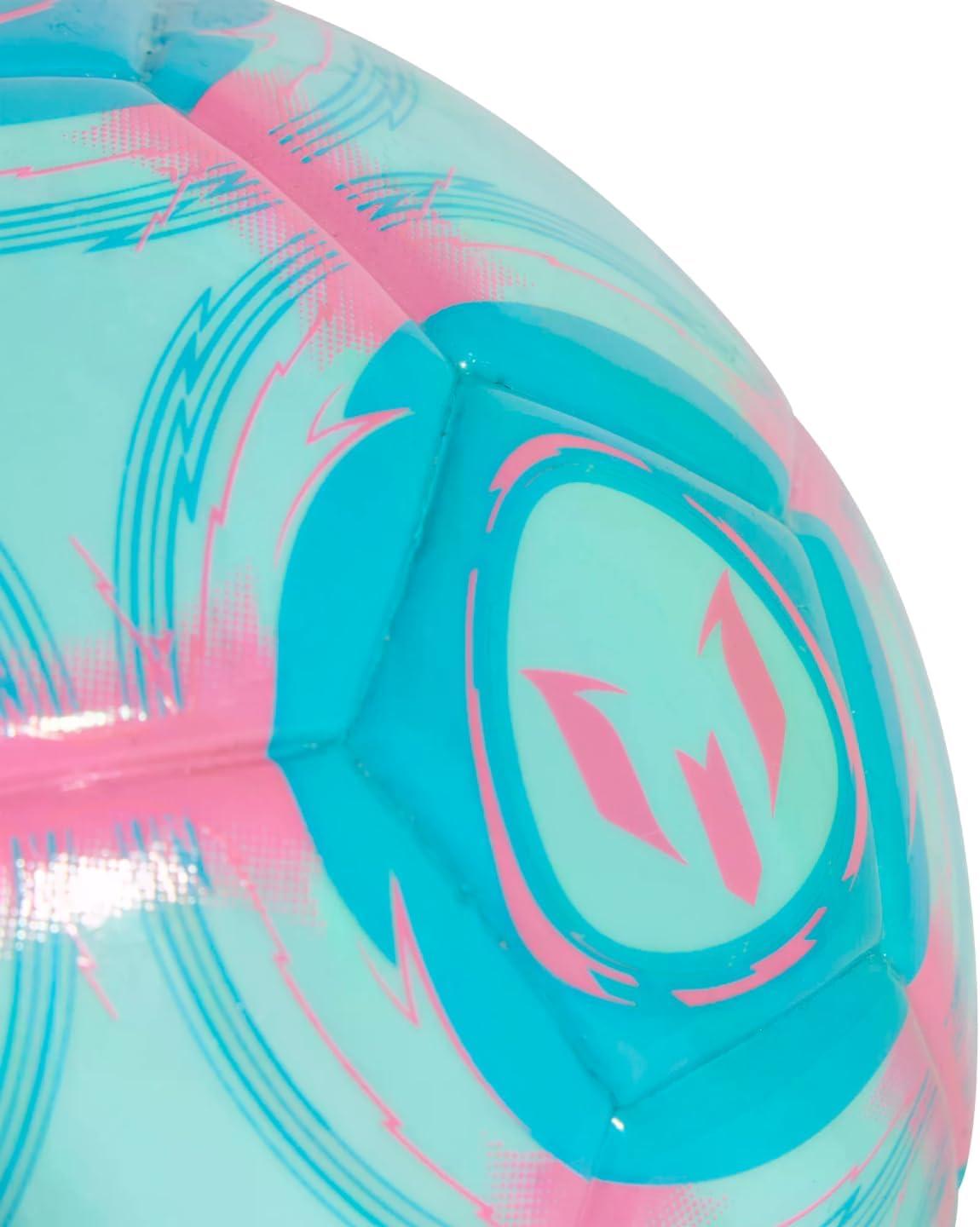 imageadidas Mini Soccer BallFlash AquaLucid CyanSolar Yellow