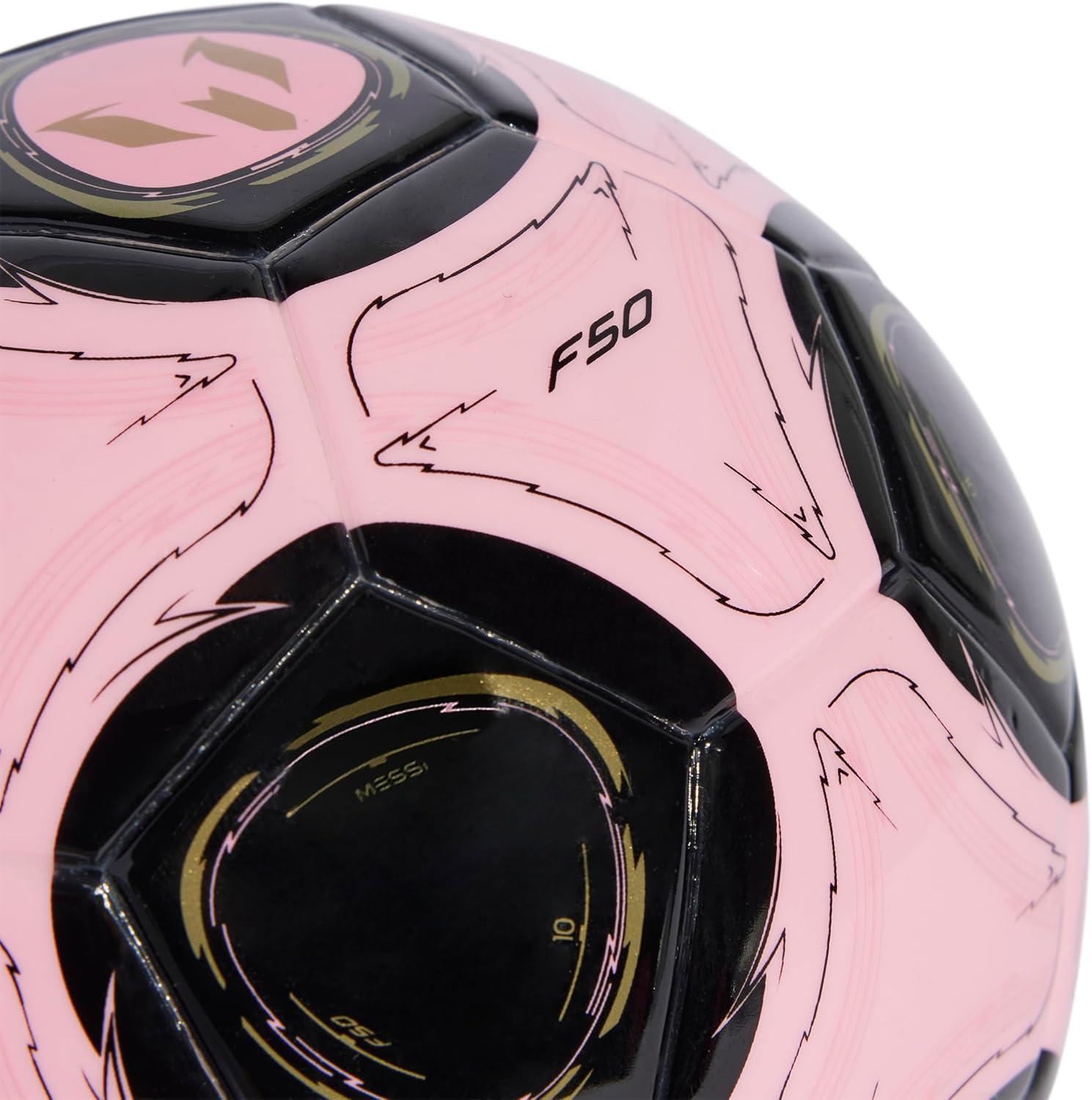 imageadidas Mini Soccer BallPinkBlackDark Football Gold