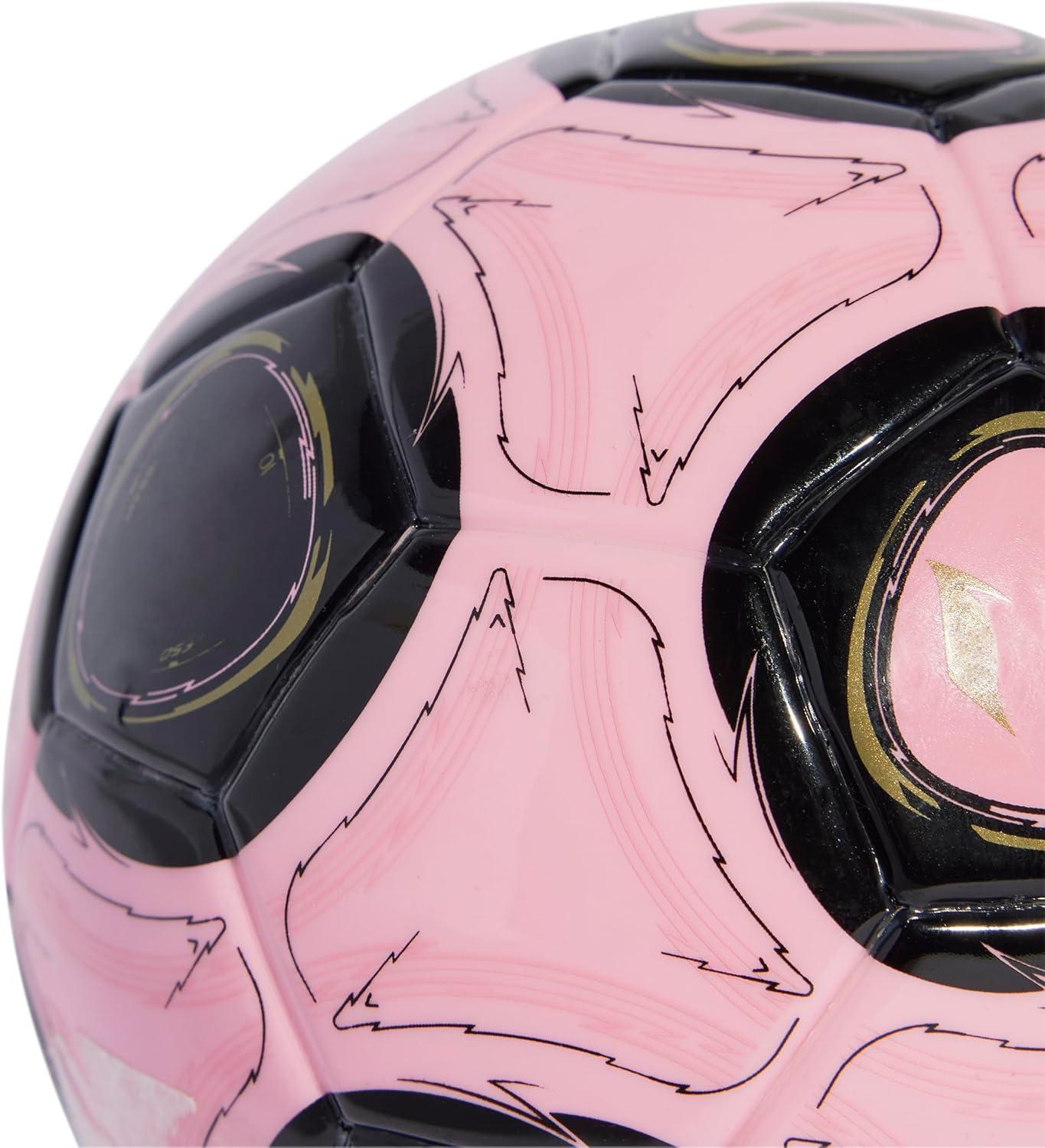 imageadidas Mini Soccer BallPinkBlackDark Football Gold