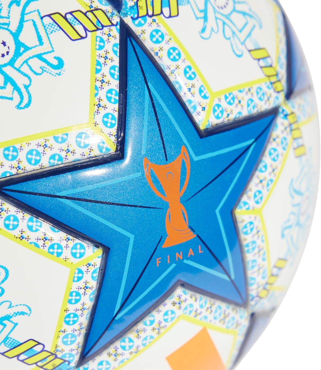 imageadidas Mini Soccer BallWhiteOrangeNight SkyPantone