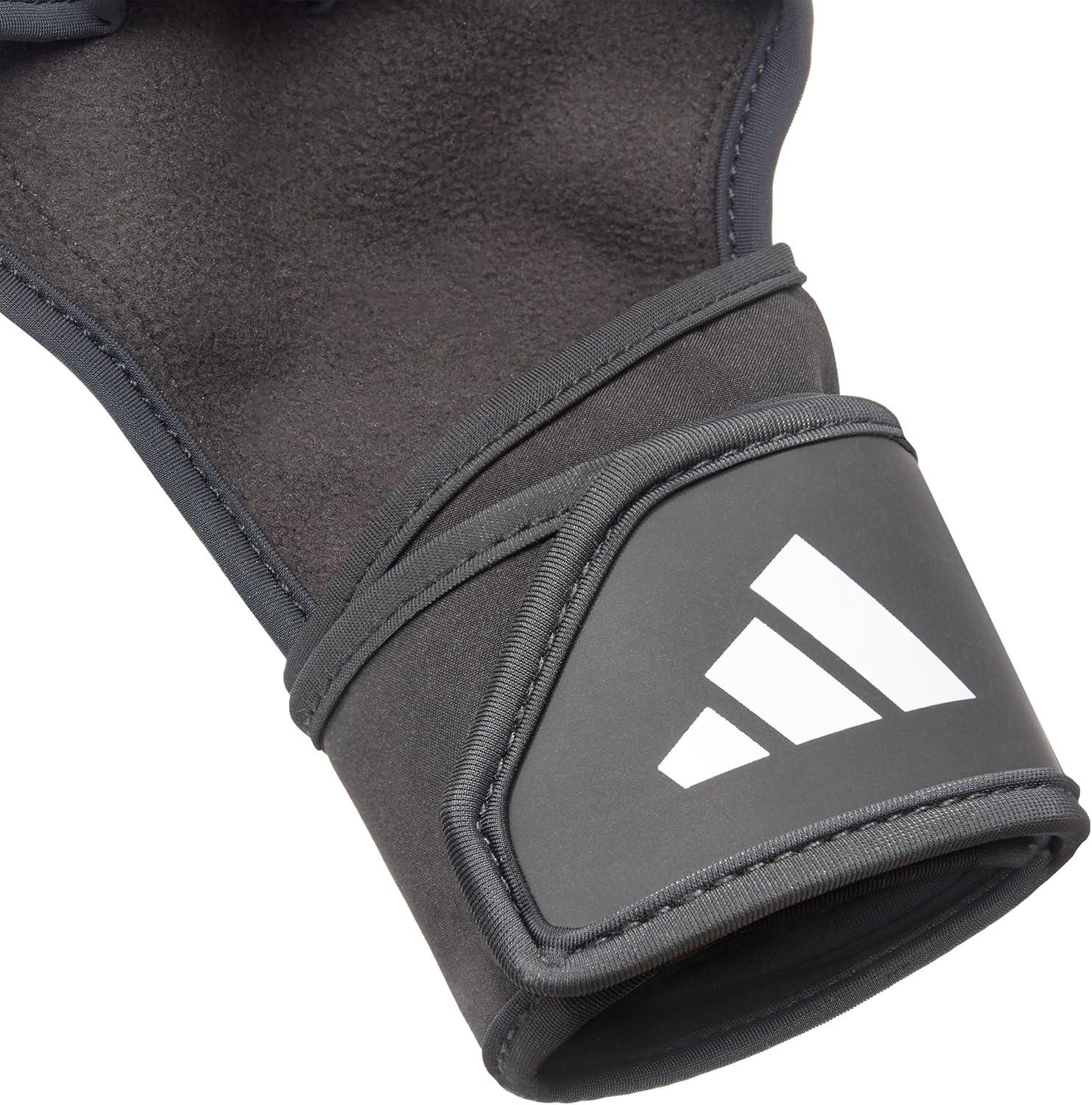 imageadidas OpenBack Training ampamp Weightlifting Gloves Fingerless Workout GlovesExtra Large