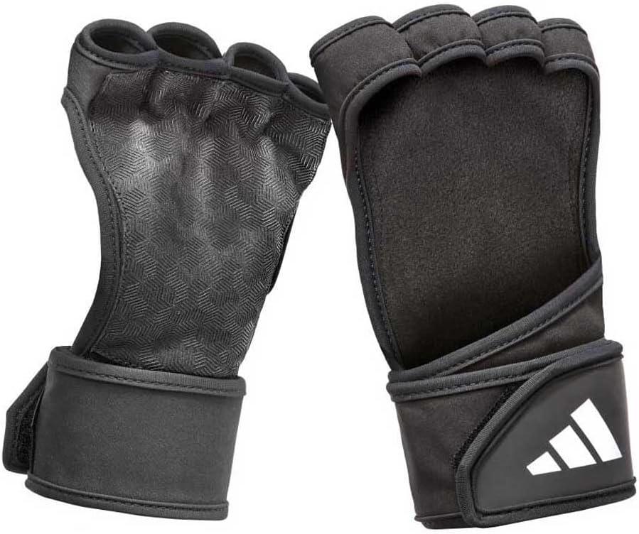 imageadidas OpenBack Training ampamp Weightlifting Gloves Fingerless Workout GlovesExtra Small