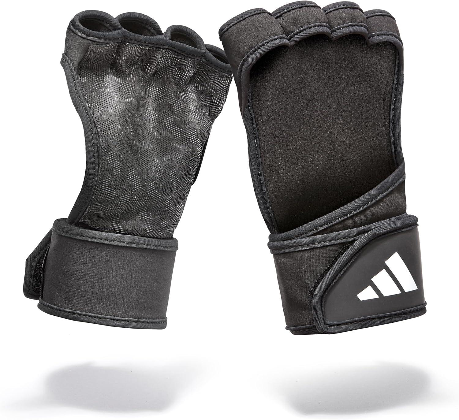 imageadidas OpenBack Training ampamp Weightlifting Gloves Fingerless Workout GlovesSmall