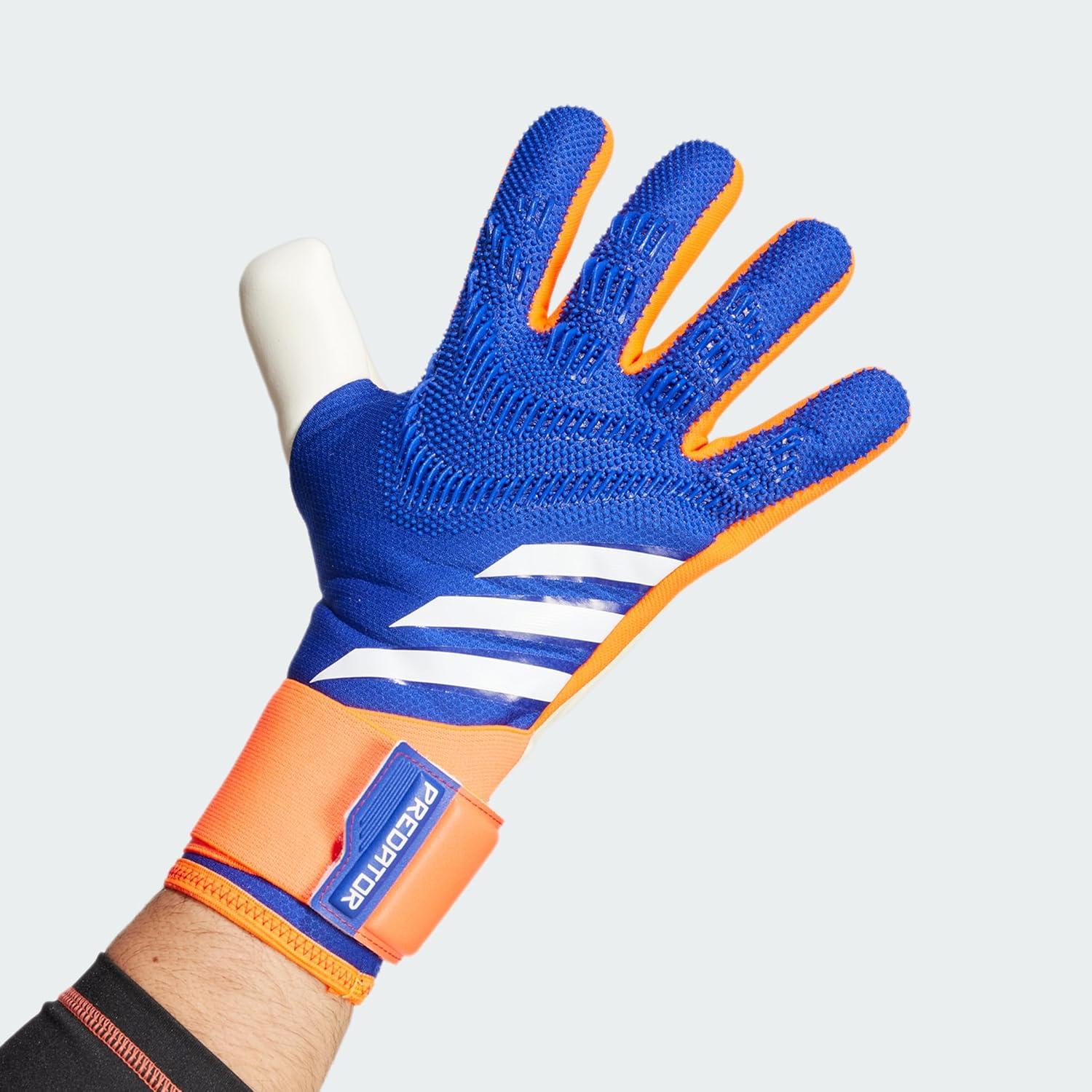 imageadidas Predator Competition Goalie Soccer GlovesLucid BlueSolar RedWhite