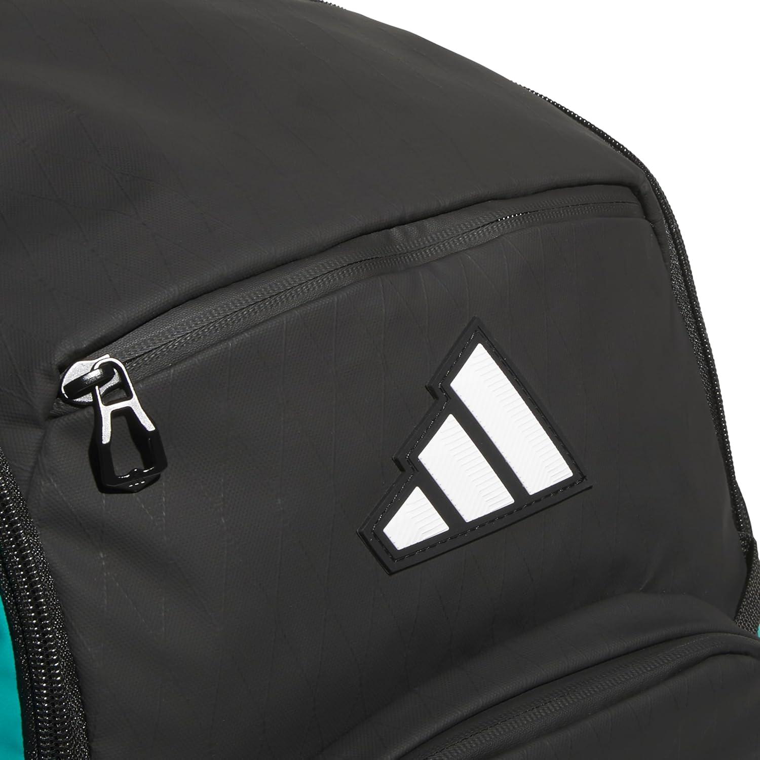 imageadidas Select Basketball Backpack for Men and Women Premium Sports Bag BlackPure Teal Green One SizeBlackPure Teal Green