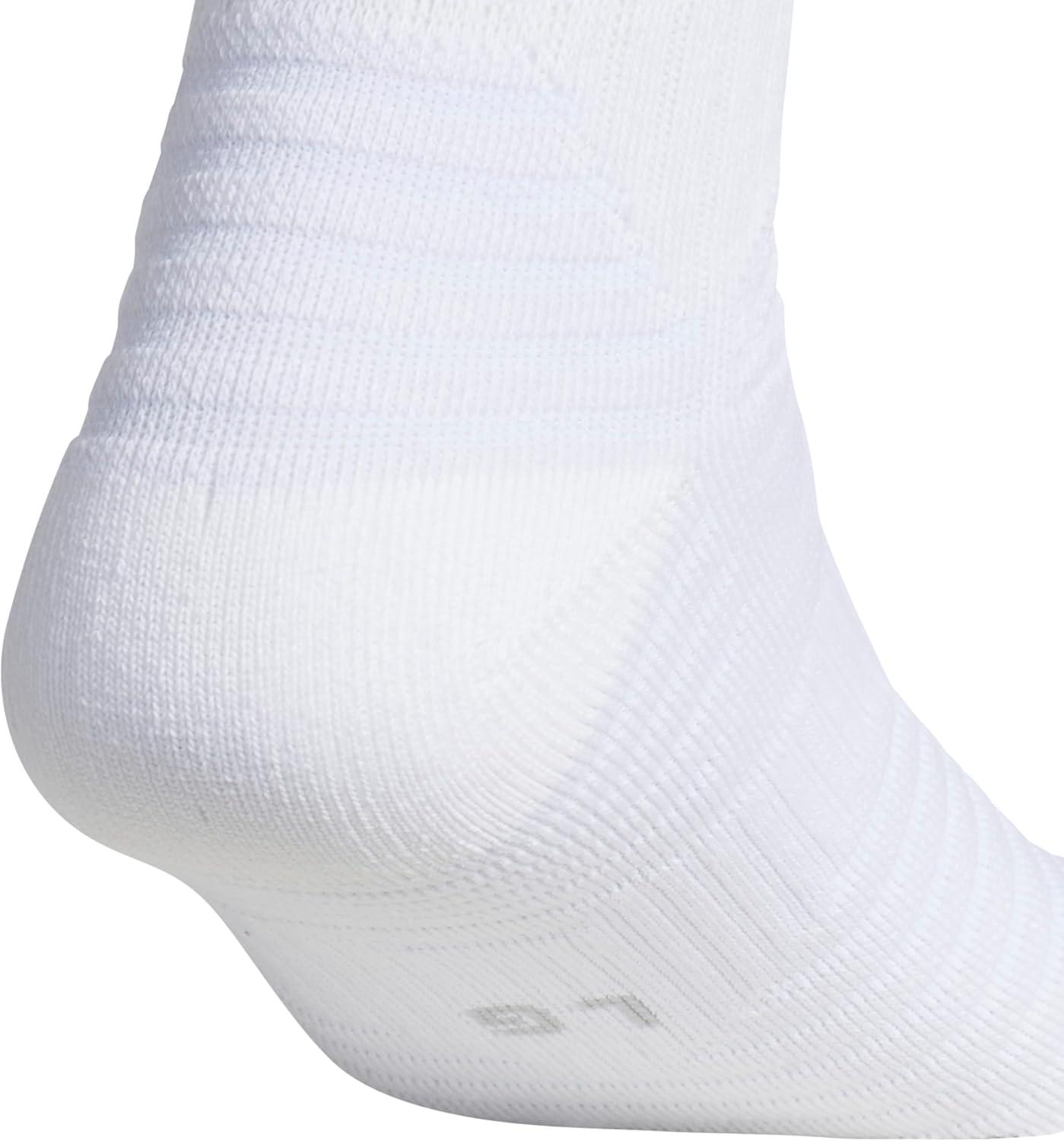 imageadidas Select Basketball Slouch Fit Crew Socks 1PairWhiteBlackClear Onix Grey