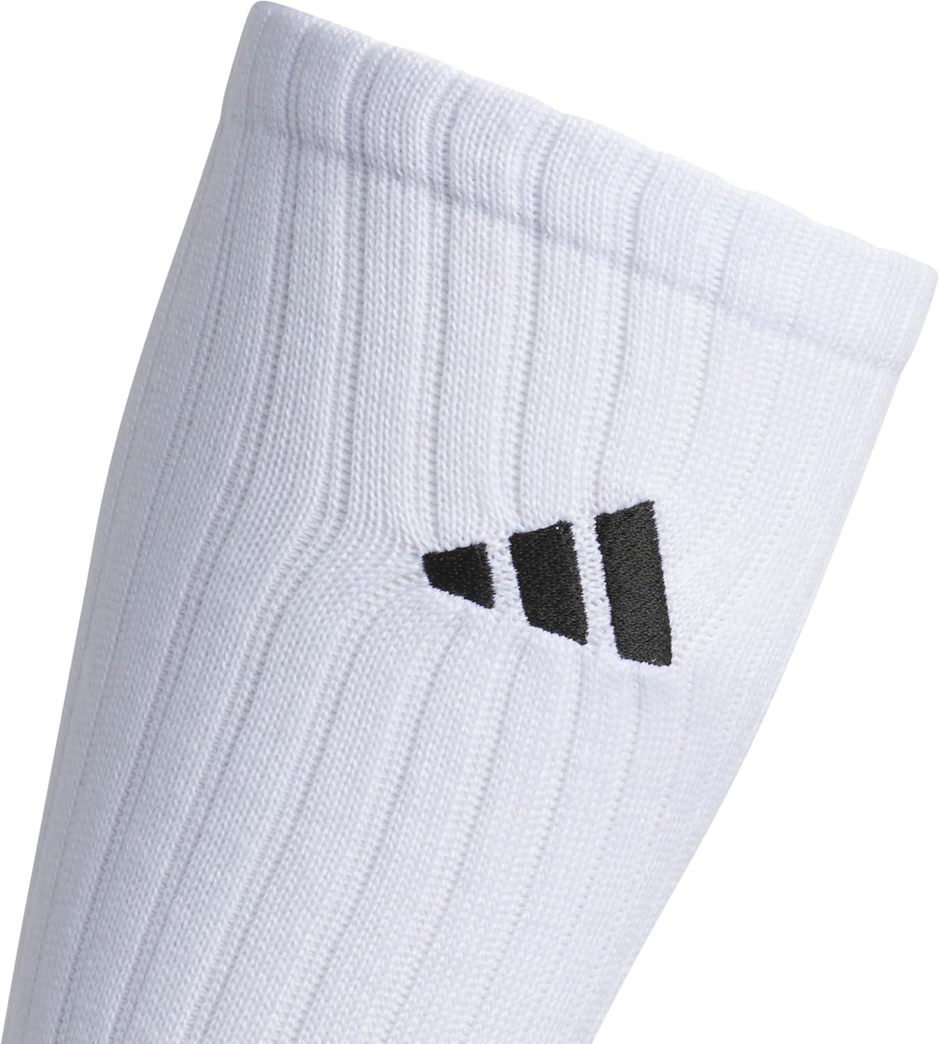 imageadidas Select Basketball Slouch Fit Crew Socks 1PairWhiteBlackClear Onix Grey