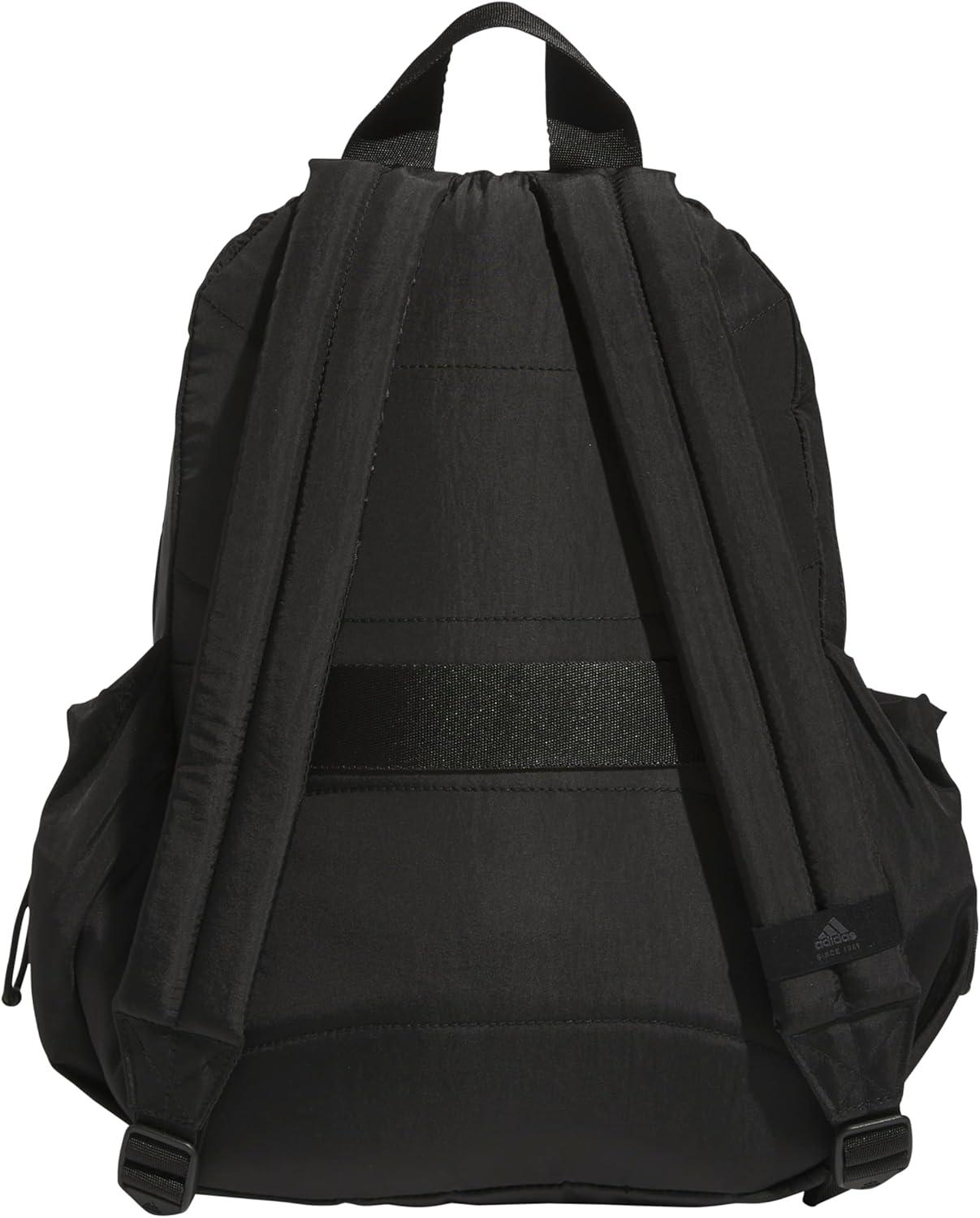 imageadidas Small Backpack for Women  Weekender Lightweight Bag with Laptop Sleeve Metal Grey One SizeBlack