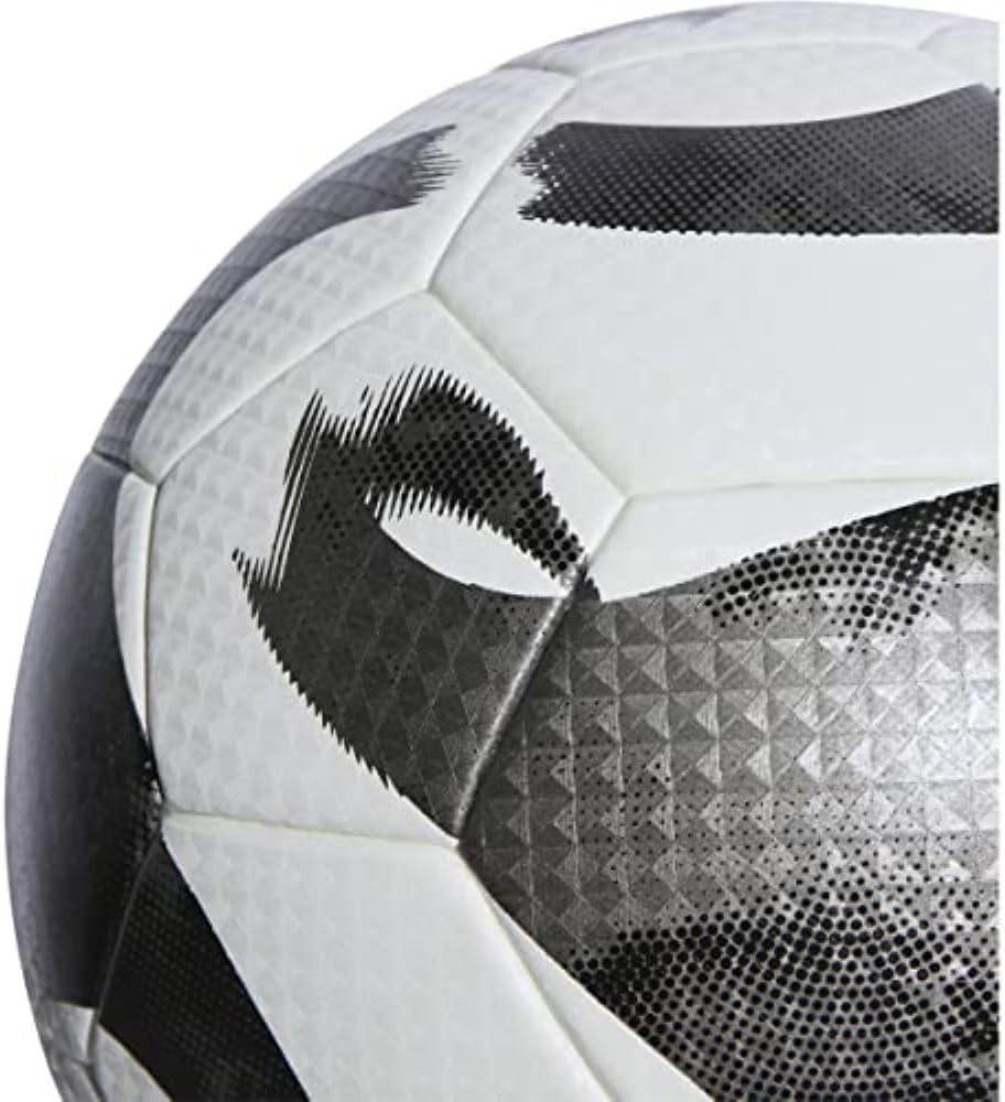 imageadidas Tiro League Artificial Ground Soccer BallWhiteBlackIron MetallicSolar Yellow