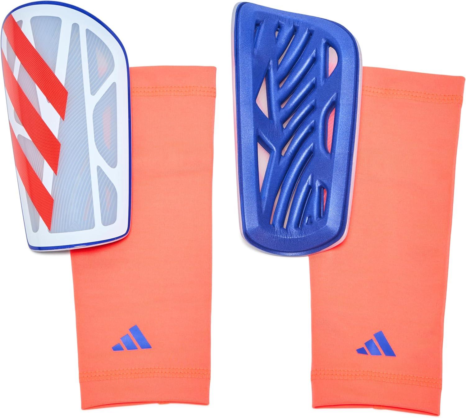 imageadidas Tiro League ShinguardWhiteLucid BlueSolar Red