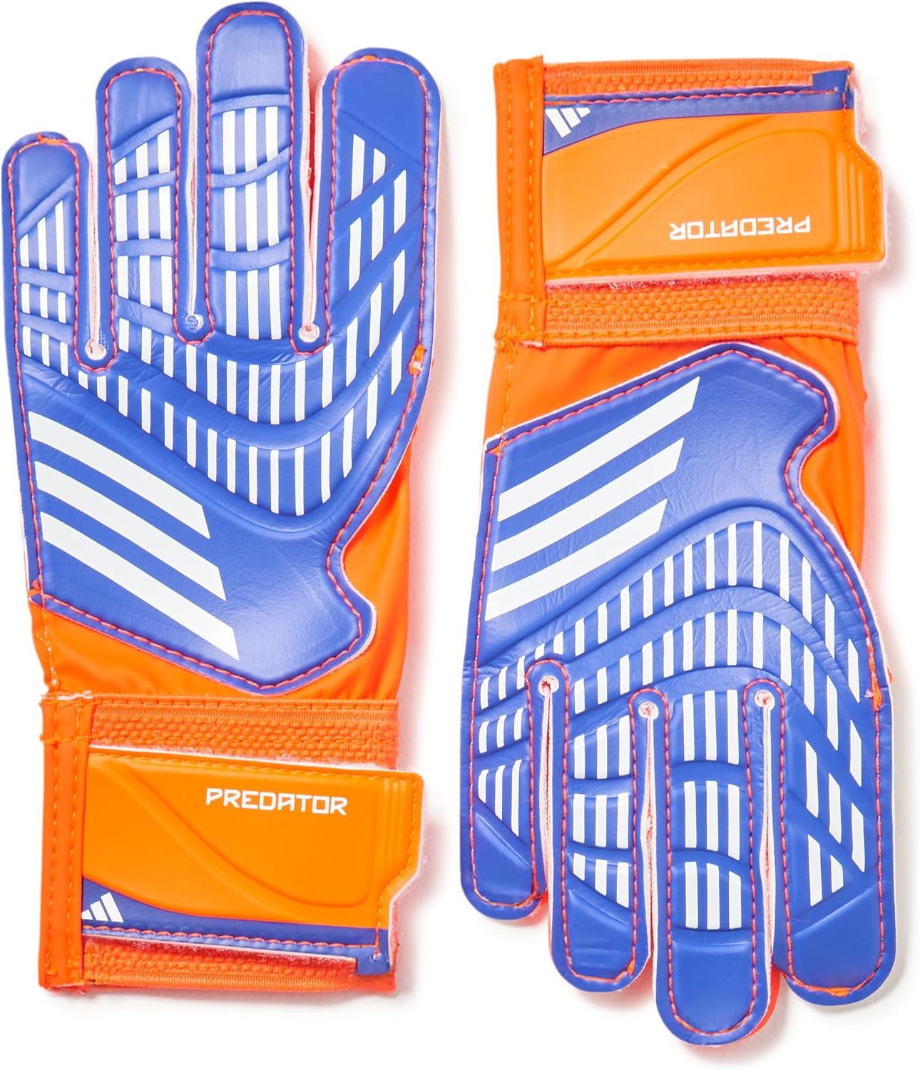 imageadidas Training Predator Goalie Soccer GlovesLucid BlueSolar RedWhite