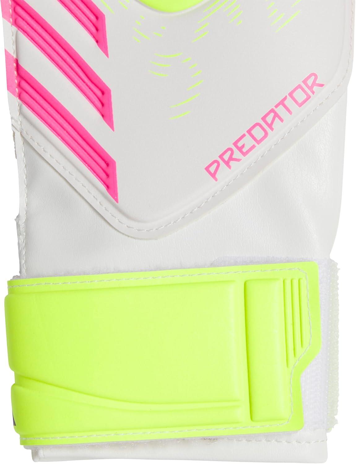 imageadidas Training Predator Goalie Soccer GlovesWhiteLucid LemonLucid Pink