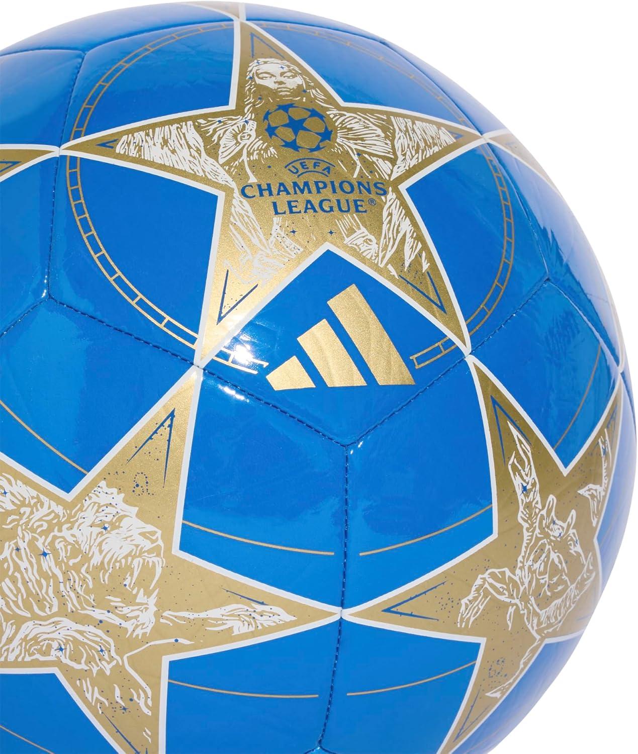 imageadidas UEFA Champions League Club Soccer BallWhitePantoneMatte Gold