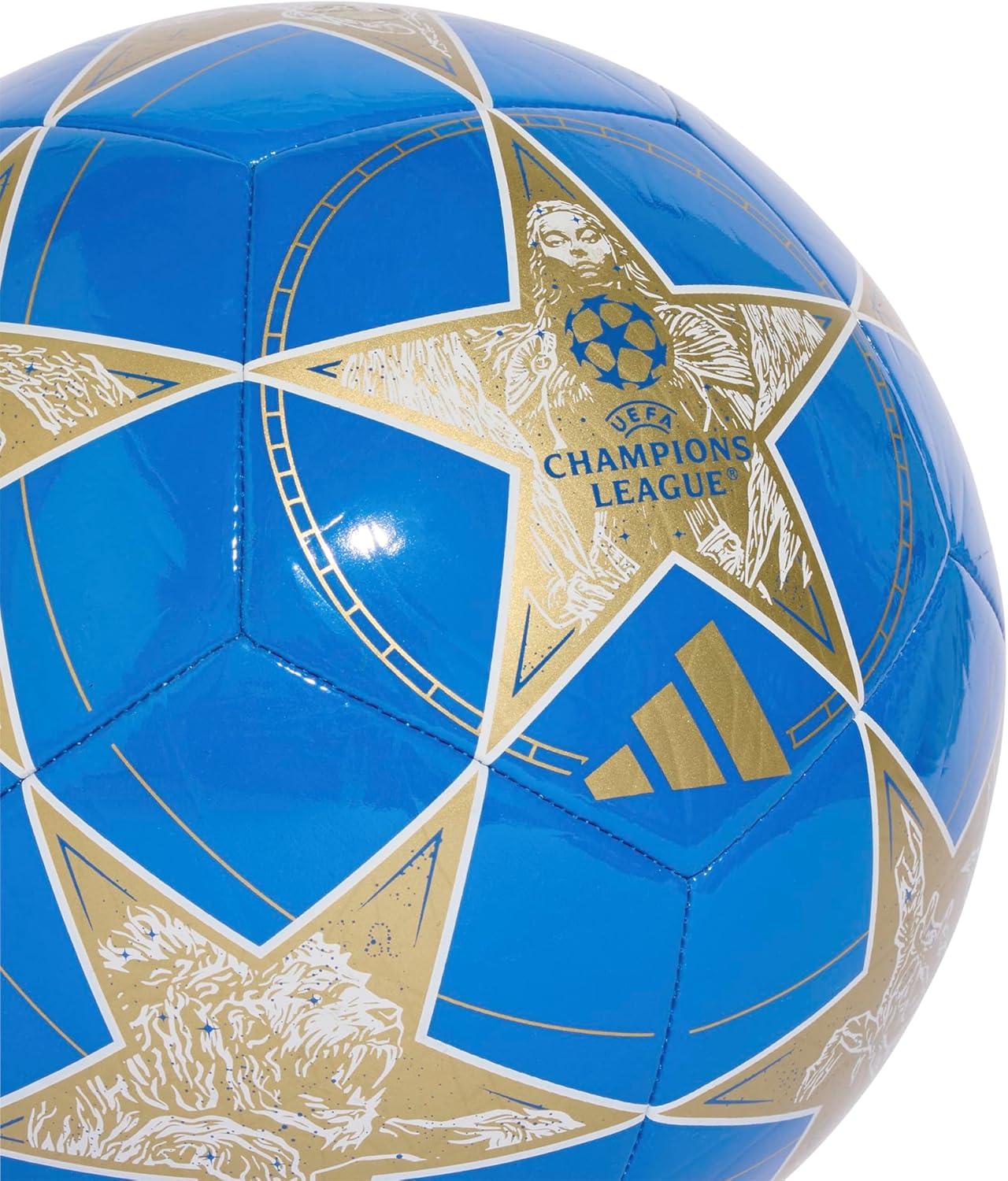 imageadidas UEFA Champions League Club Soccer BallWhitePantoneMatte Gold