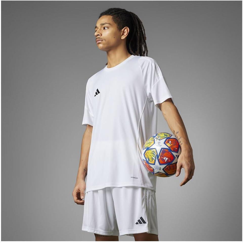 imageadidas UEFA Champions League FIFA Quality Pro Match Ball IN9340 Unisex Soccer Ball WhiteGlow BlueFlash Orange 5