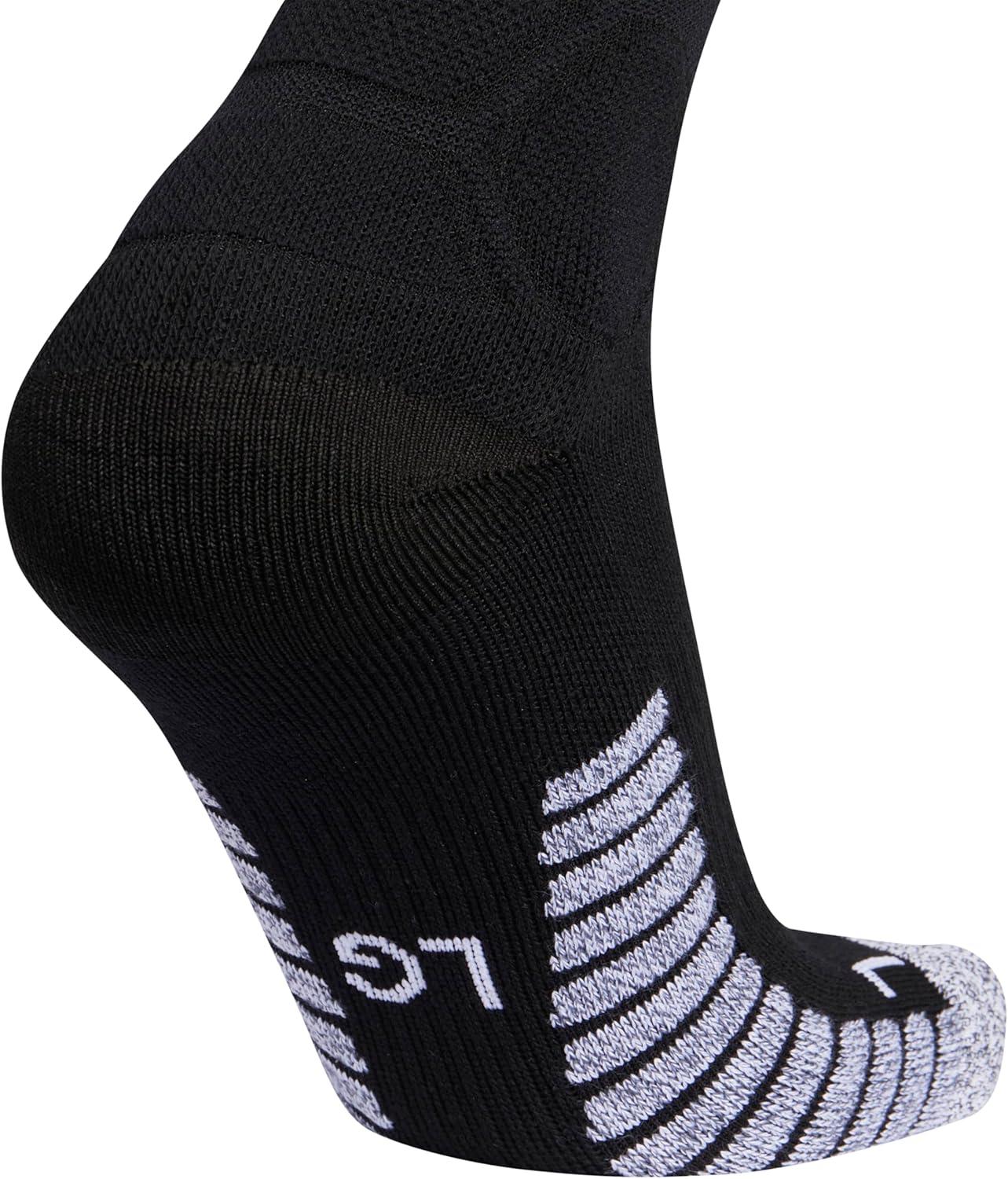 imageadidas Unisex Adizero Football Socks 1 Pair Cushioned Crew for Men Women Kids Team SportsBlackWhite  20