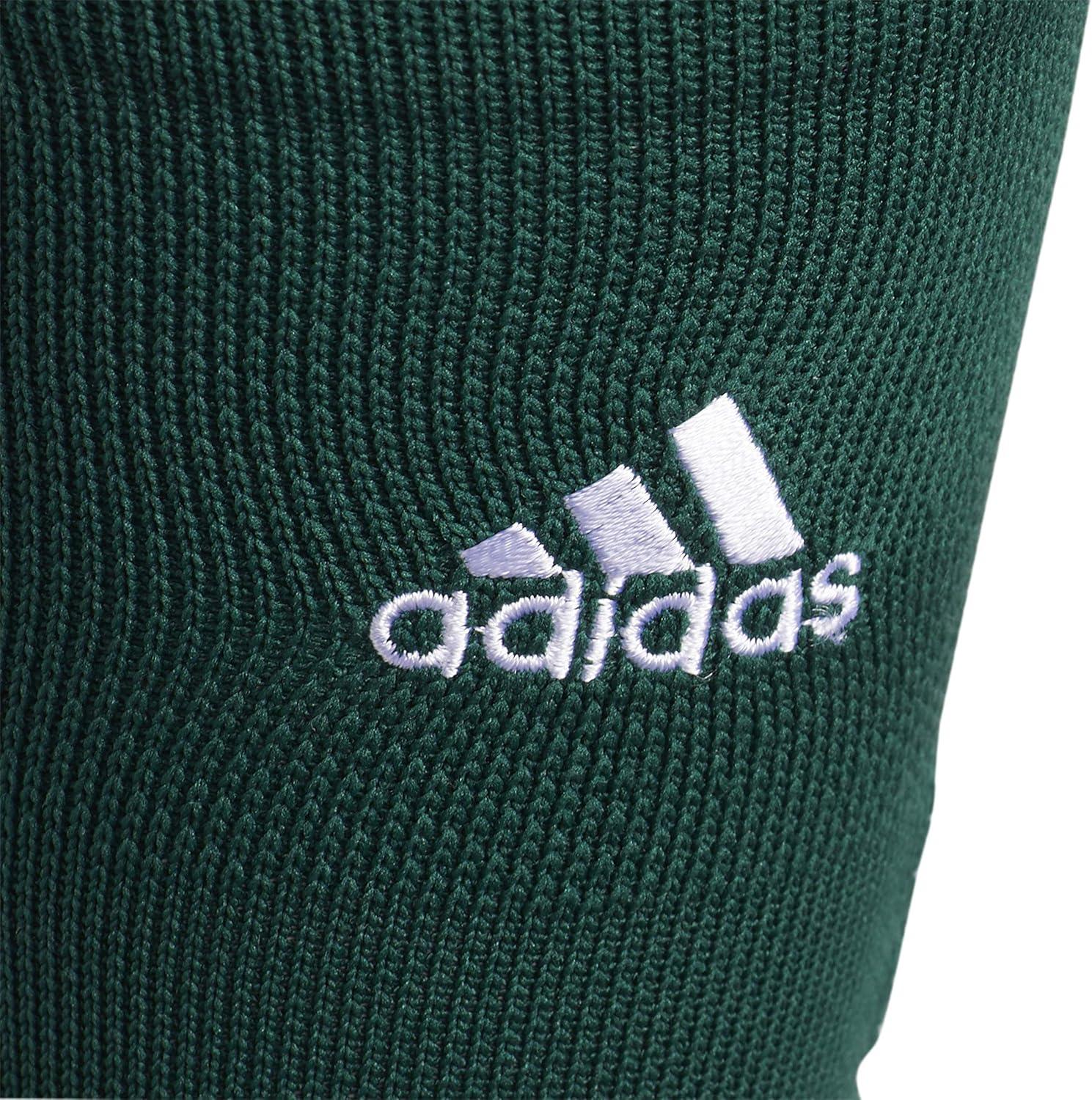 imageadidas Unisex Adizero Football Socks 1 Pair Cushioned Crew for Men Women Kids Team SportsDark GreenWhite