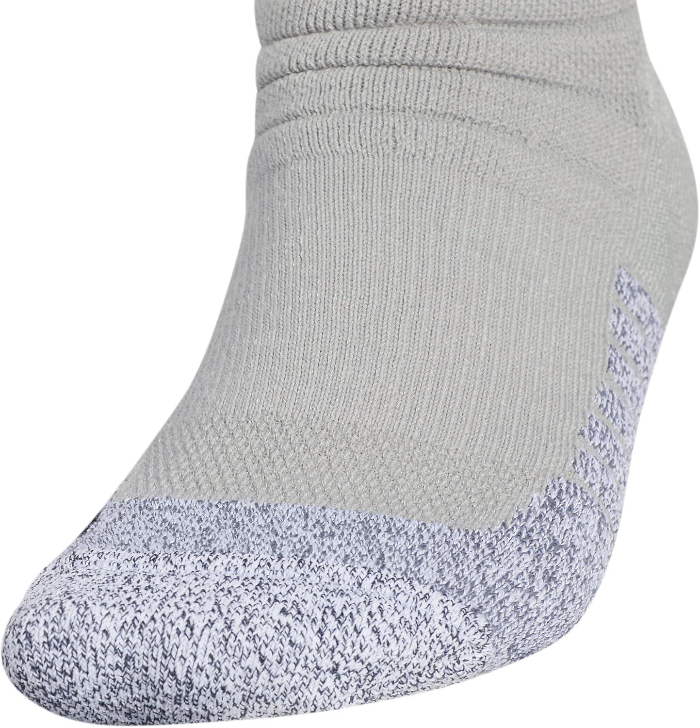 imageadidas Unisex Adizero Football Socks 1 Pair Cushioned Crew for Men Women Kids Team SportsMid GreyWhite