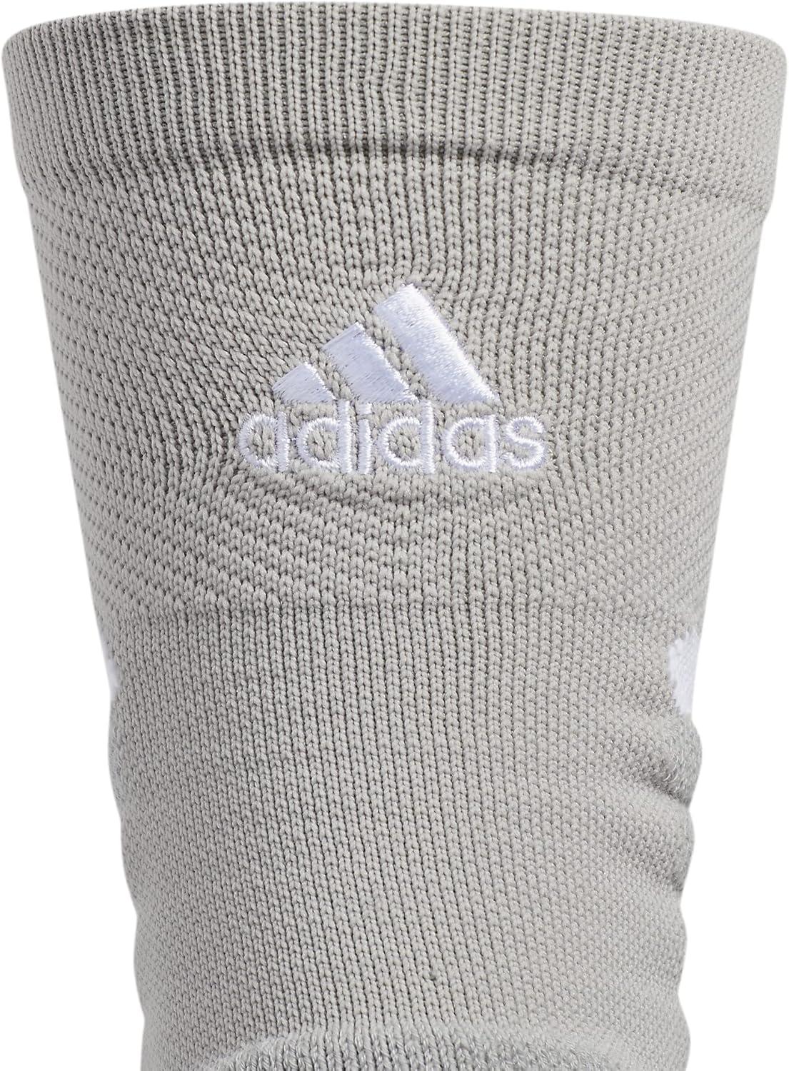 imageadidas Unisex Adizero Football Socks 1 Pair Cushioned Crew for Men Women Kids Team SportsMid GreyWhite