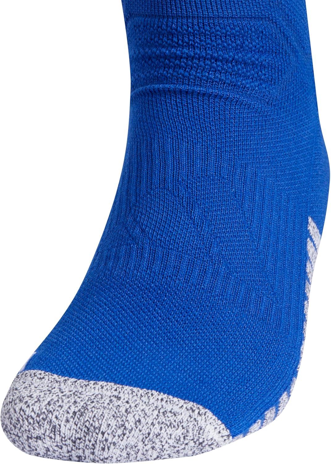 imageadidas Unisex Adizero Football Socks 1 Pair Cushioned Crew for Men Women Kids Team SportsRoyal BlueWhite 20