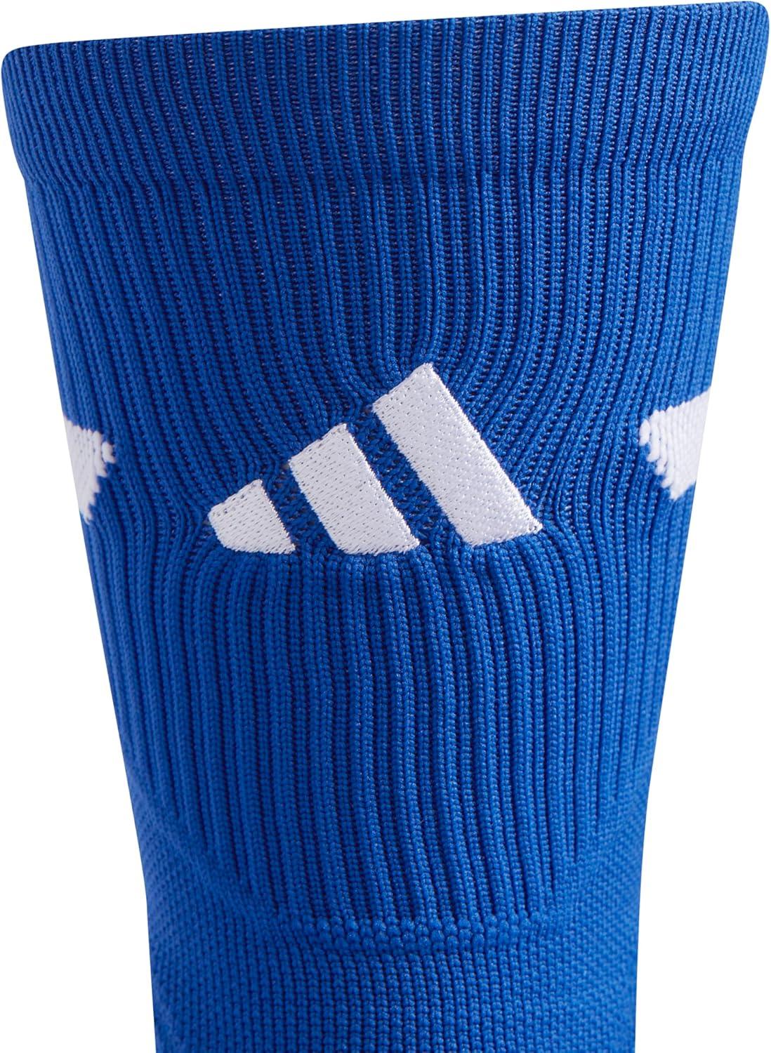 imageadidas Unisex Adizero Football Socks 1 Pair Cushioned Crew for Men Women Kids Team SportsRoyal BlueWhite 20