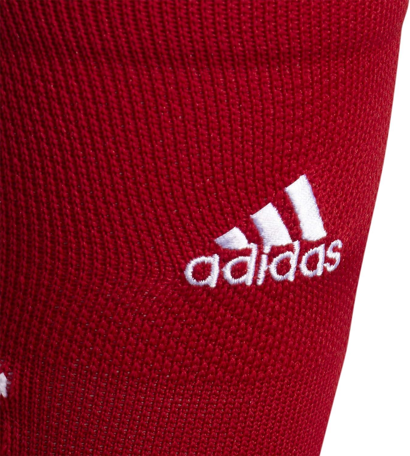 imageadidas Unisex Adizero Football Socks 1 Pair Cushioned Crew for Men Women Kids Team SportsTeam Power RedWhite