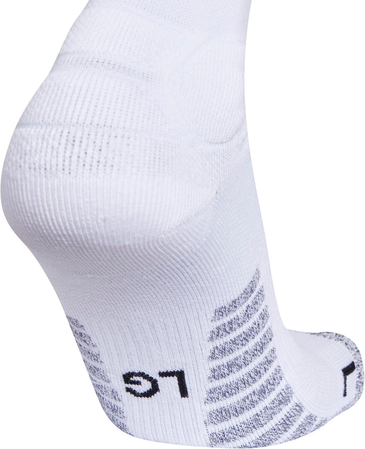 imageadidas Unisex Adizero Football Socks 1 Pair Cushioned Crew for Men Women Kids Team SportsWhiteBlack 20