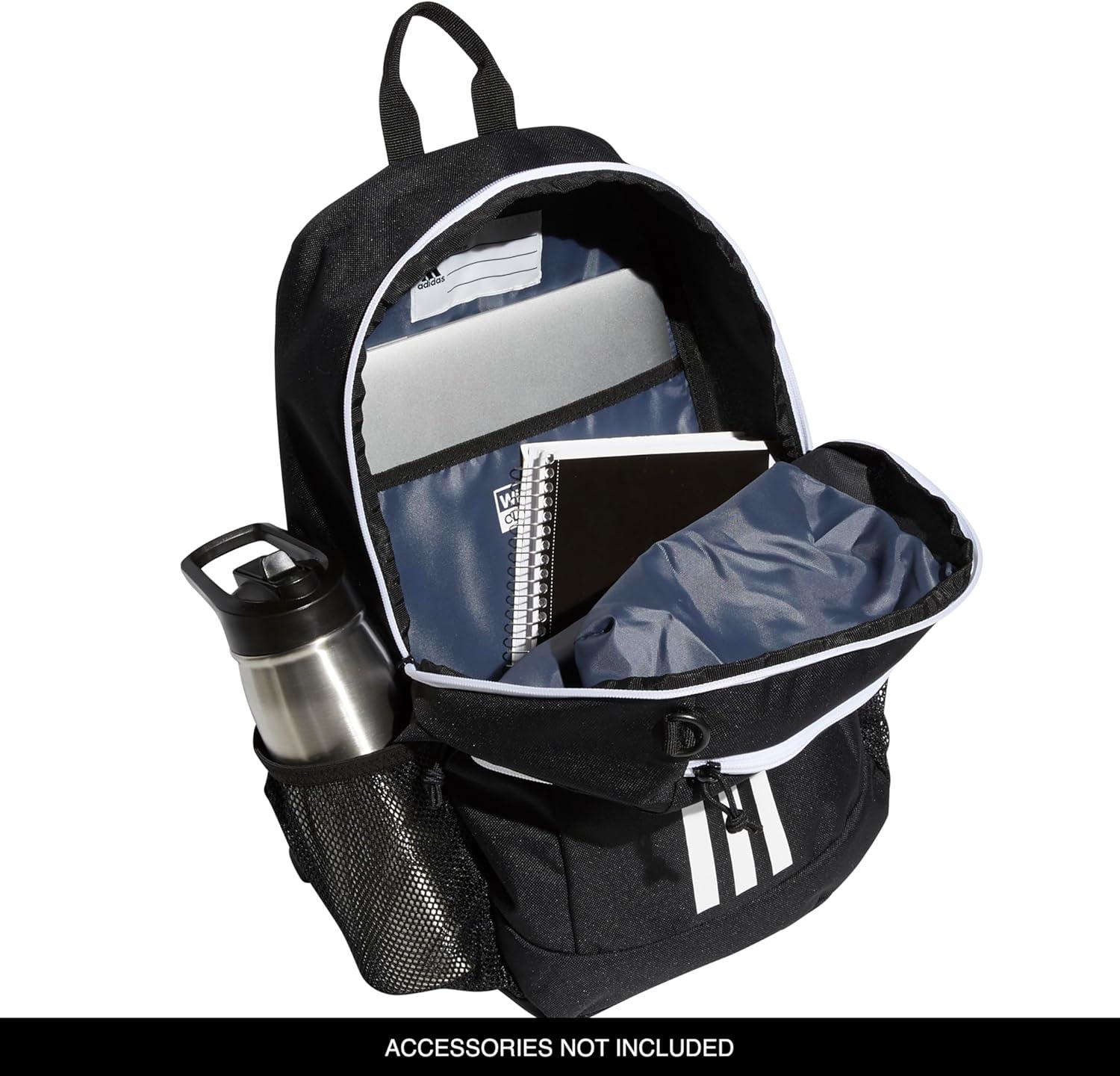 imageadidas Unisex Kids Creator School Backpack for Girls ampamp Boys Durable Bookbag BlackWhite OSFABlackWhite