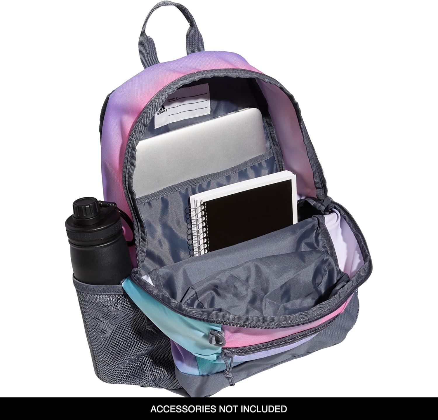 imageadidas Unisex Kids Creator School Backpack for Girls ampamp Boys Durable Bookbag BlackWhite OSFAGradient Rose Tone PinkOnix Grey