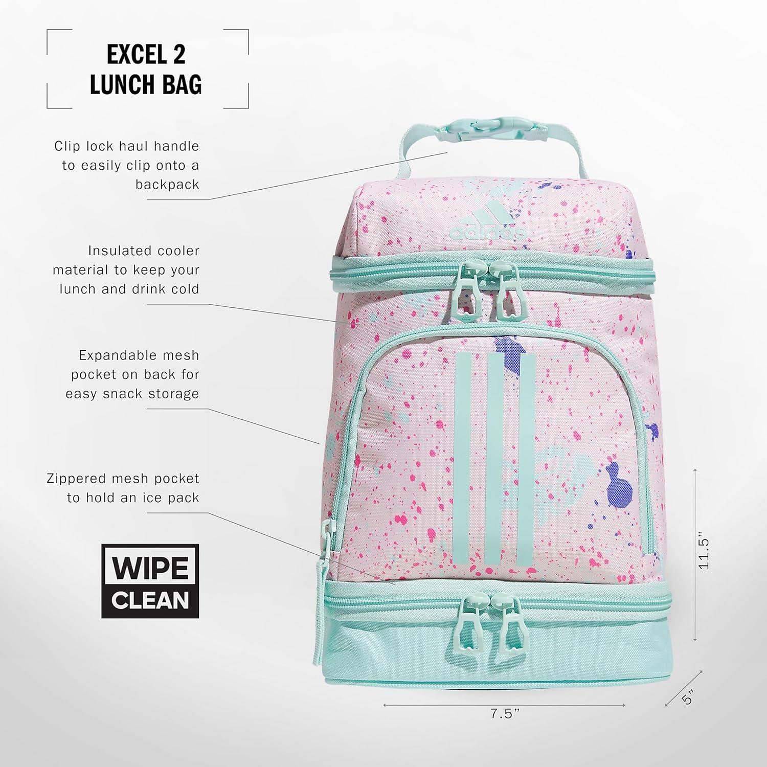 imageadidas Unisex Kids Creator School Backpack for Girls ampamp Boys Durable Bookbag BlackWhite OSFASplatter Sandy Pink Splatter Sandy Pink