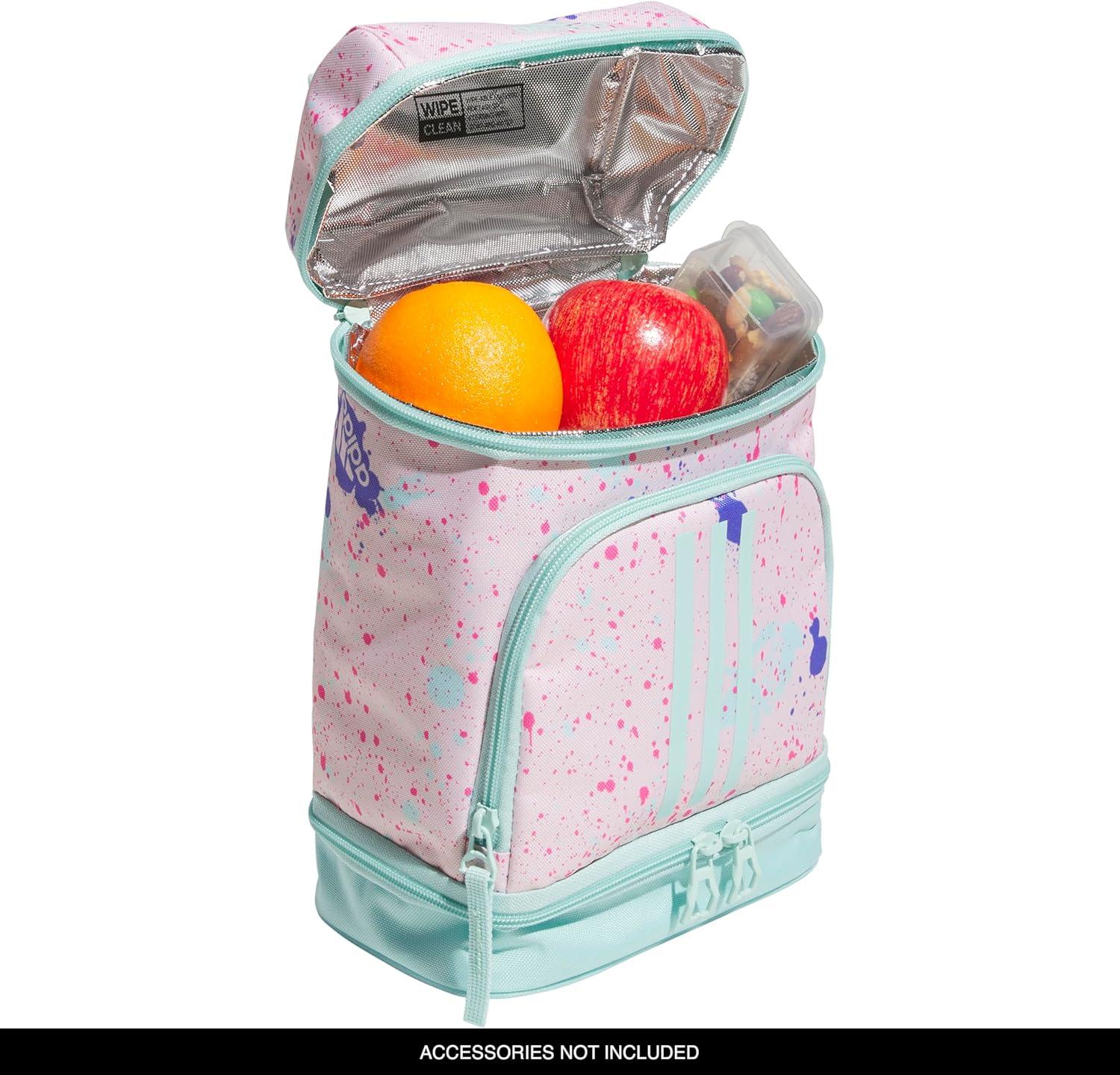 imageadidas Unisex Kids Creator School Backpack for Girls ampamp Boys Durable Bookbag BlackWhite OSFASplatter Sandy Pink Splatter Sandy Pink