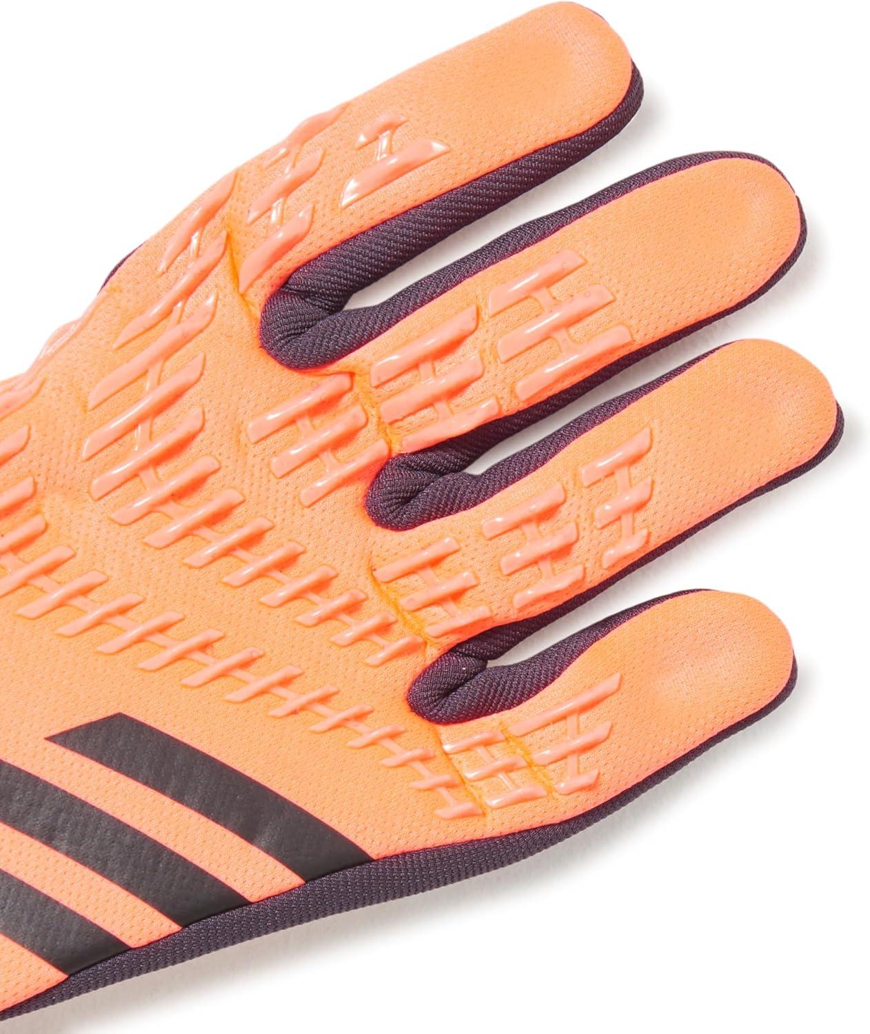 imageadidas Unisex League Goalie GlovesTurboAurora BlackTurbo