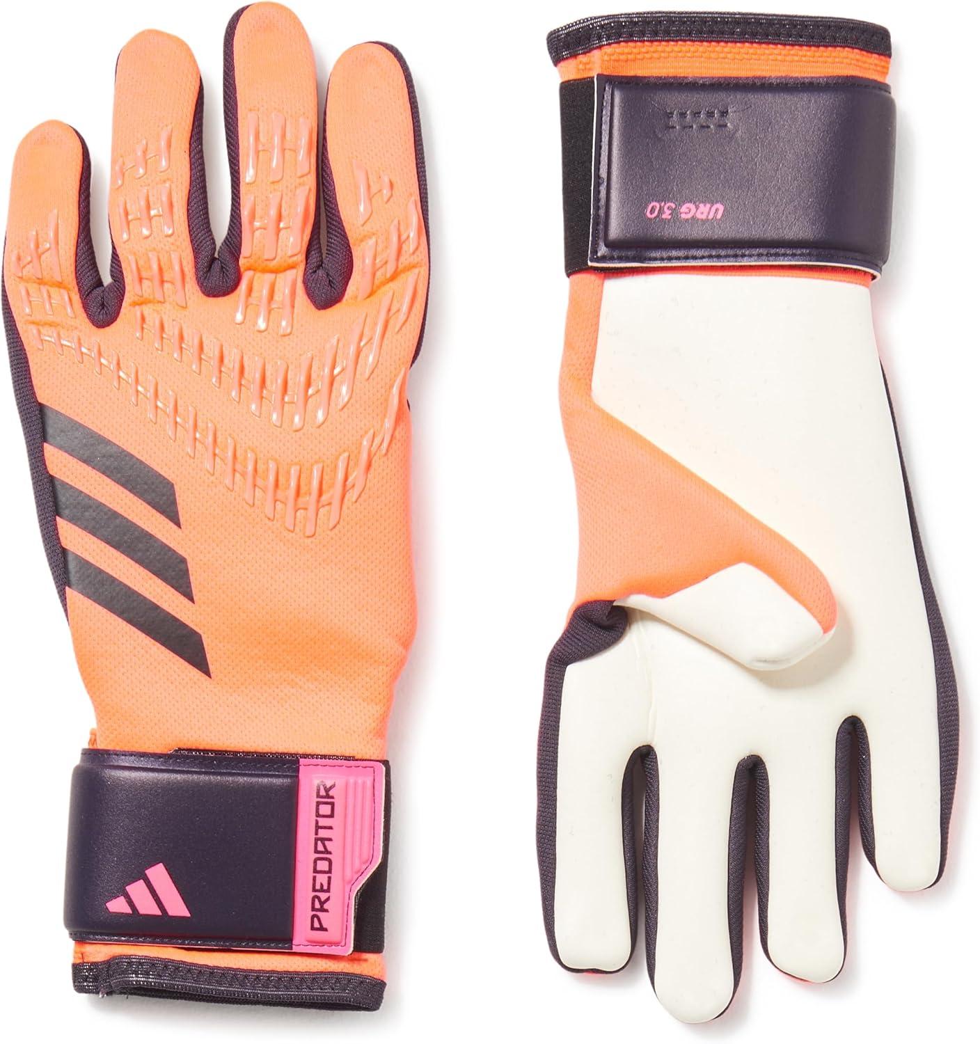 imageadidas Unisex League Goalie GlovesTurboAurora BlackTurbo