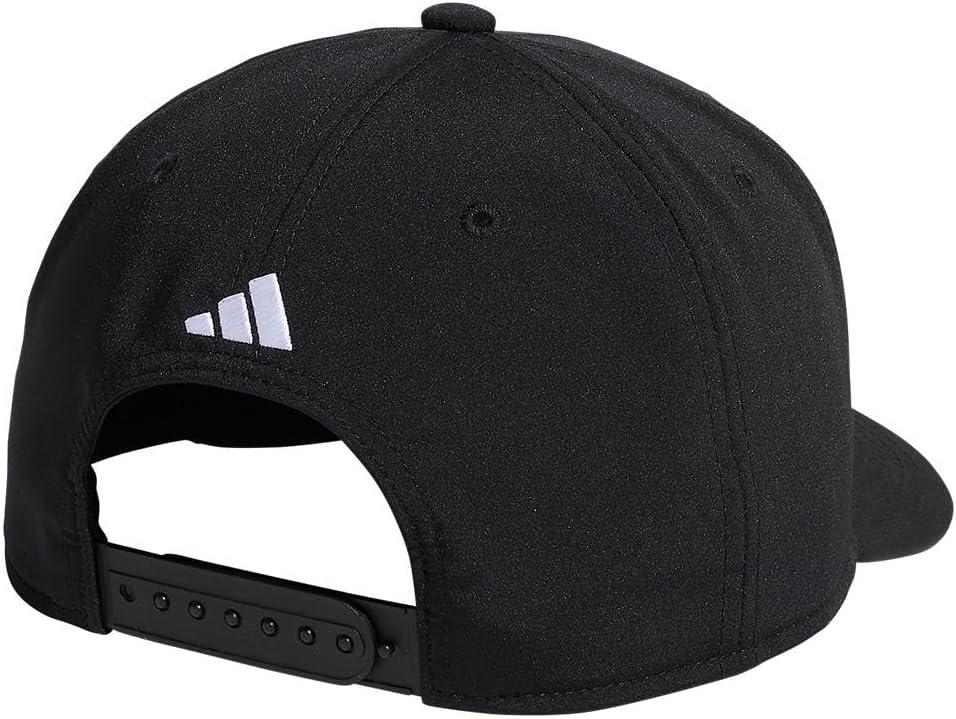 imageadidas UnisexAdult Midrange Hat Snapback Sports Cap with LogoBlackWhite3bar