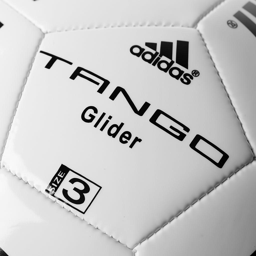 imageadidas UnisexAdult Tango Glider Soccer BallWhiteBlack
