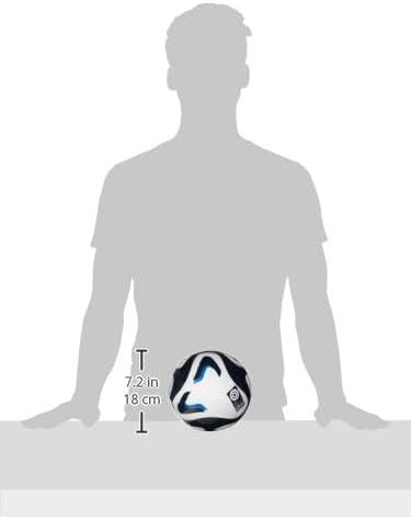 imageadidas UnisexAdult Womens World Cup Training BallWhiteCollegiate NavyBright BlueSilver Metallic