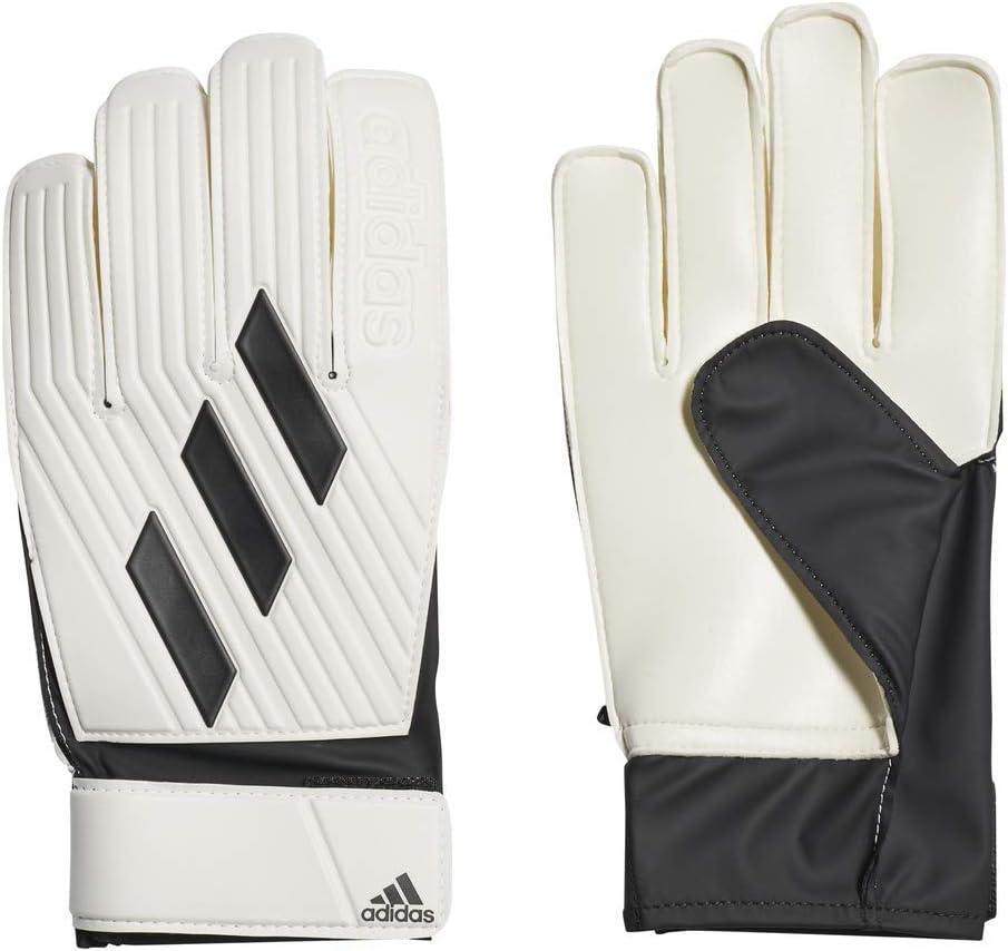 imageadidas UnisexChild Tiro Club Goalkeeper GlovesWhiteBlack