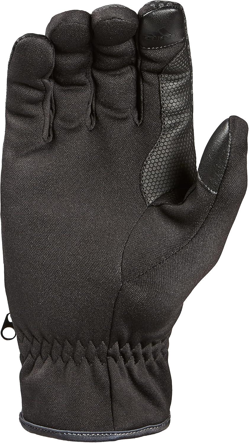 imageadidas Winter Performance Voyager 20 or GLORY Reflective Gloves with Multiple Touchscreen Conductivity Points BlackVoyager 20 BlackGray