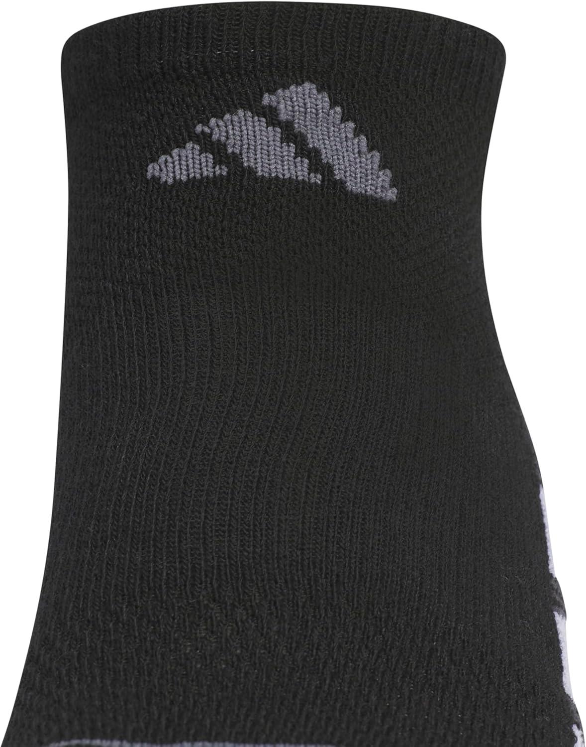 imageadidas Womens All Day Training No Show Socks 3Pair athletic performance below ankle height running socksBlackViolet Tone PurpleWhite