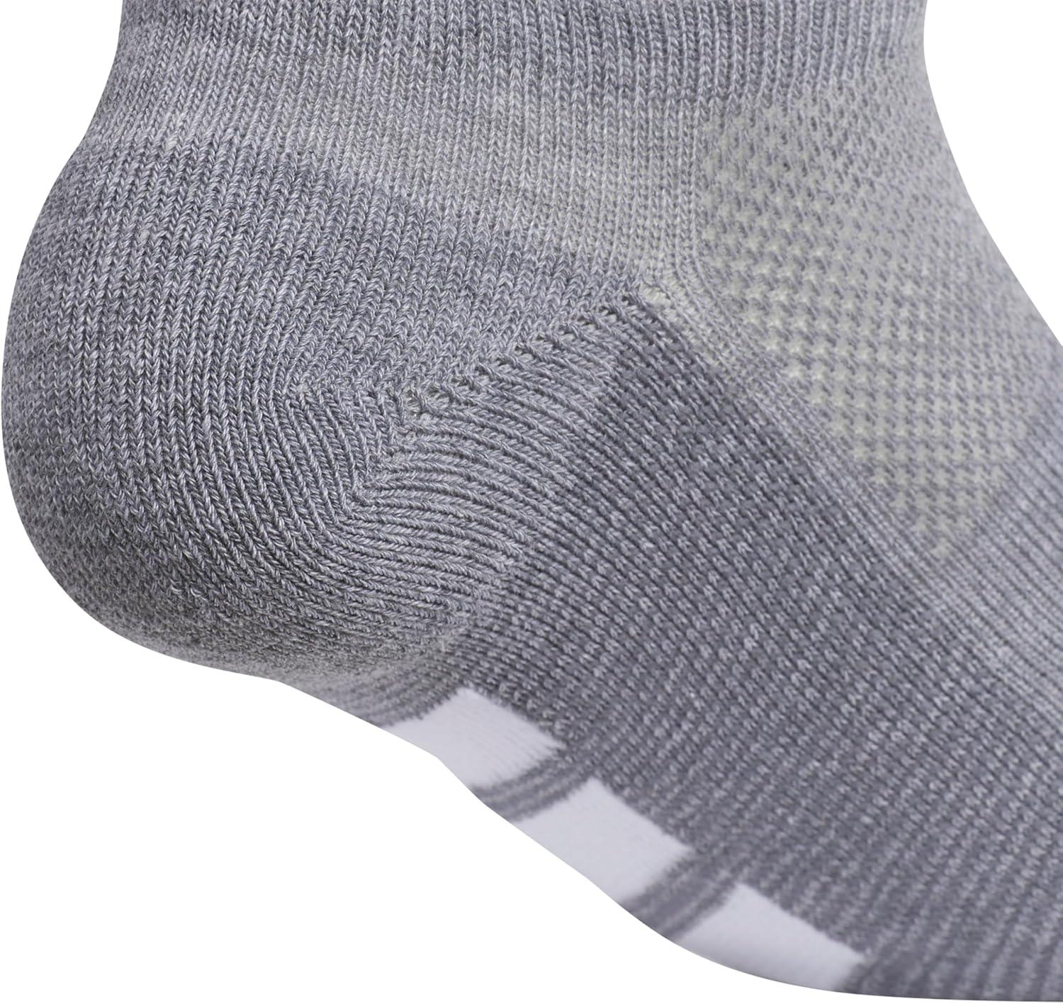 imageadidas Womens All Day Training No Show Socks 3Pair athletic performance below ankle height running socksGreyWhiteBlack