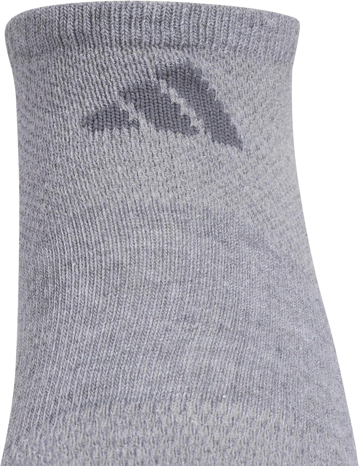 imageadidas Womens All Day Training No Show Socks 3Pair athletic performance below ankle height running socksGreyWhiteBlack