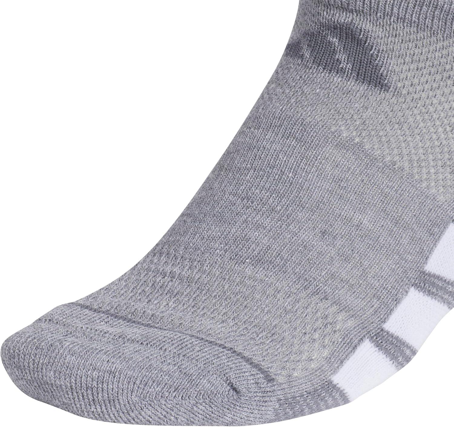 imageadidas Womens All Day Training No Show Socks 3Pair athletic performance below ankle height running socksGreyWhiteBlack