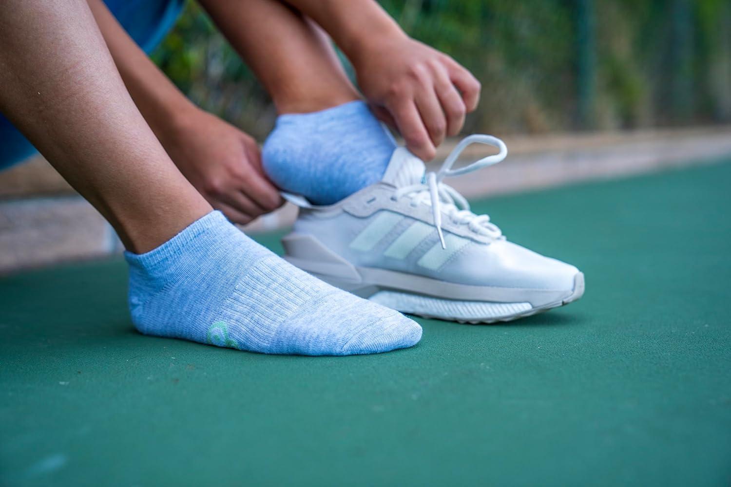 imageadidas Womens All Day Training No Show Socks 3Pair athletic performance below ankle height running socksWhitePink FusionWonder Alumina Grey