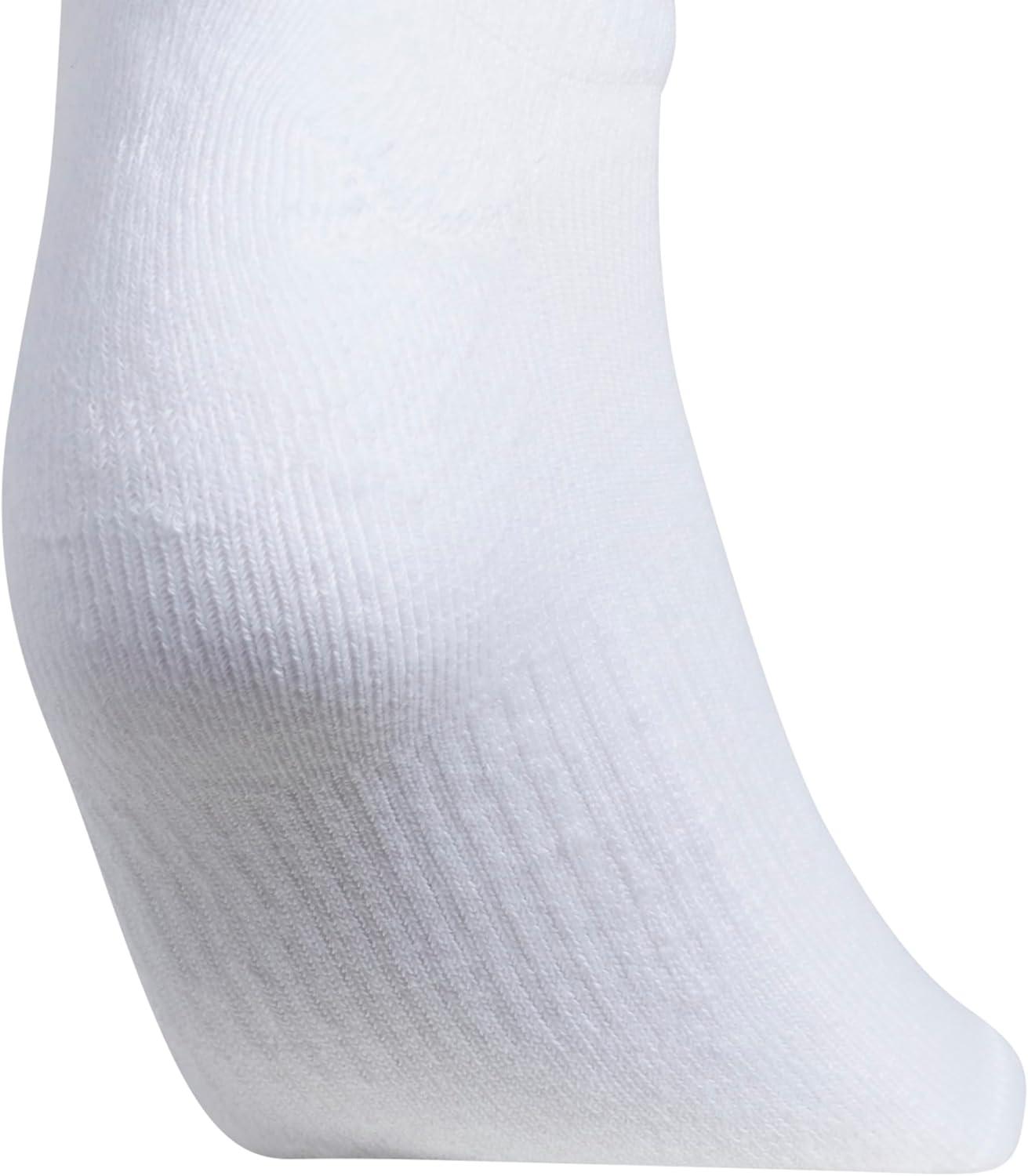 imageadidas Womens Athletic Cushioned 6Pack No Show Socks  No Show Socks for Secure Fit Cushioned Comfort Low ProfileWhiteClear Sky BlueBliss Lilac Purple