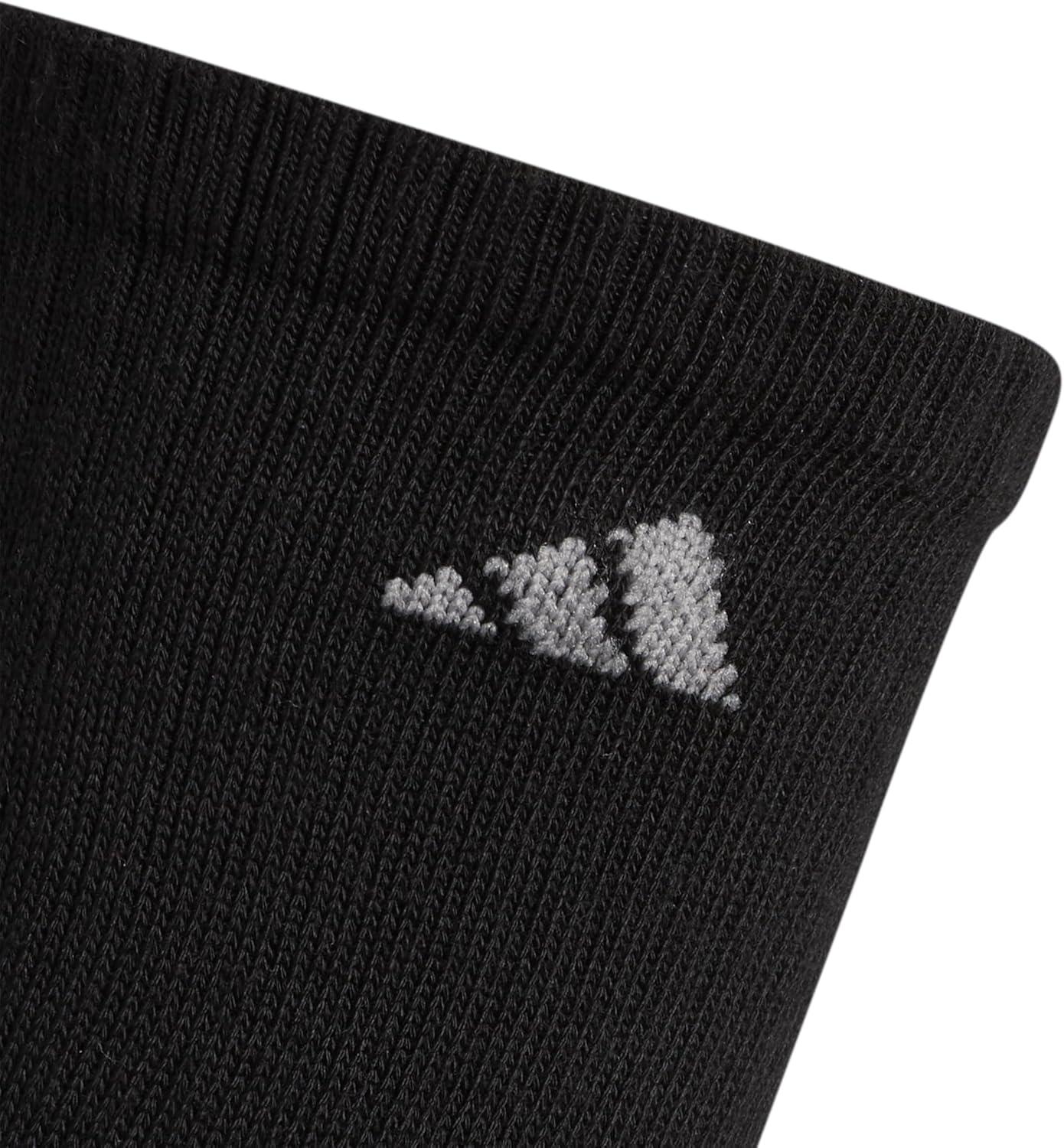 imageadidas Womens Athletic Cushioned Crew Socks with Arch Support 6Pack Durable MoistureWickingBlack