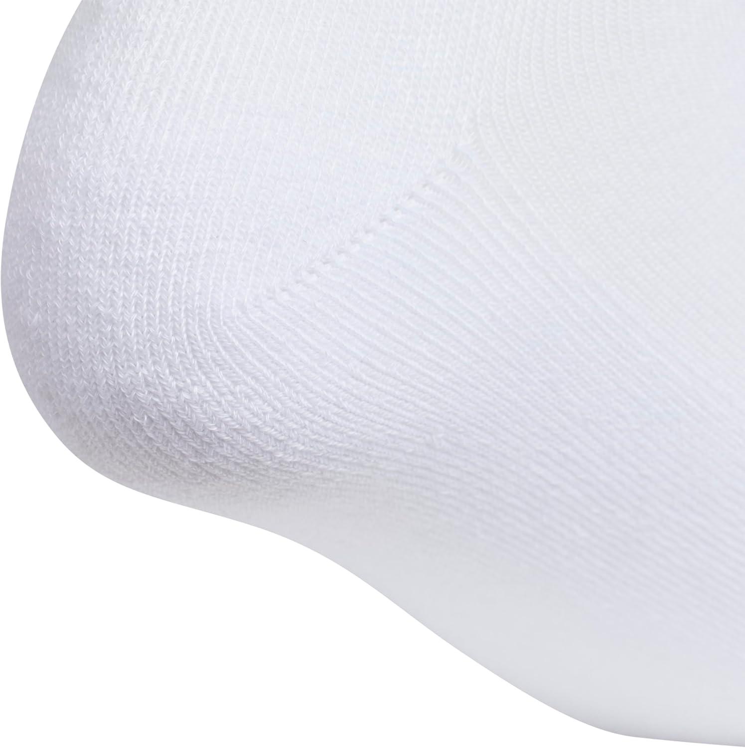 imageadidas Womens Crew Socks with Arch Compression 3Pack Comfortable SweatWicking Stylish 3StripeWhiteClear Onix GreyViolet Tone Purple