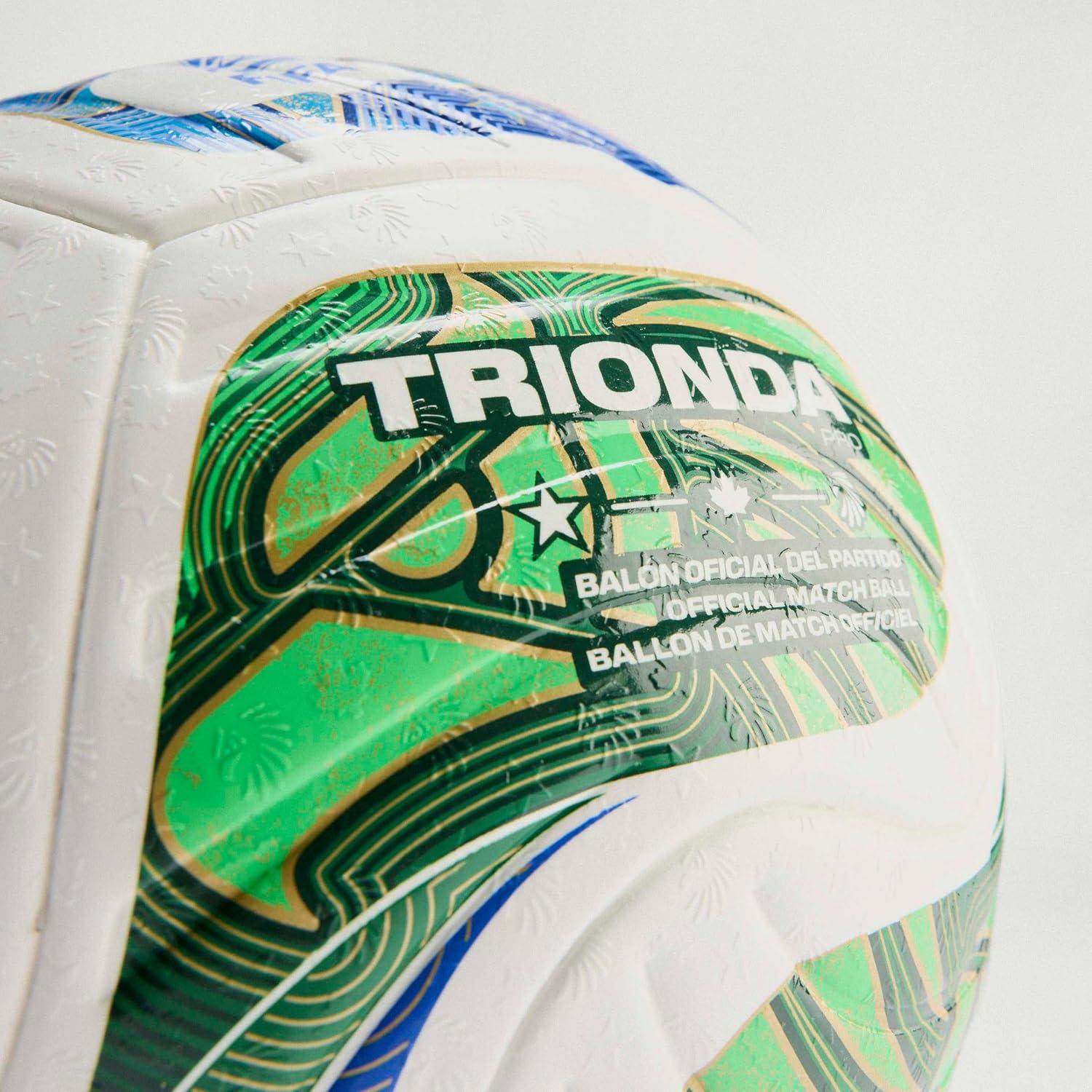 imageadidas World Cup 2026 Trionda Pro Match Ball  Official Soccer Ball of The FIFA World Cup 26 with Thermal Bonded Seamless Surface and Textured Design
