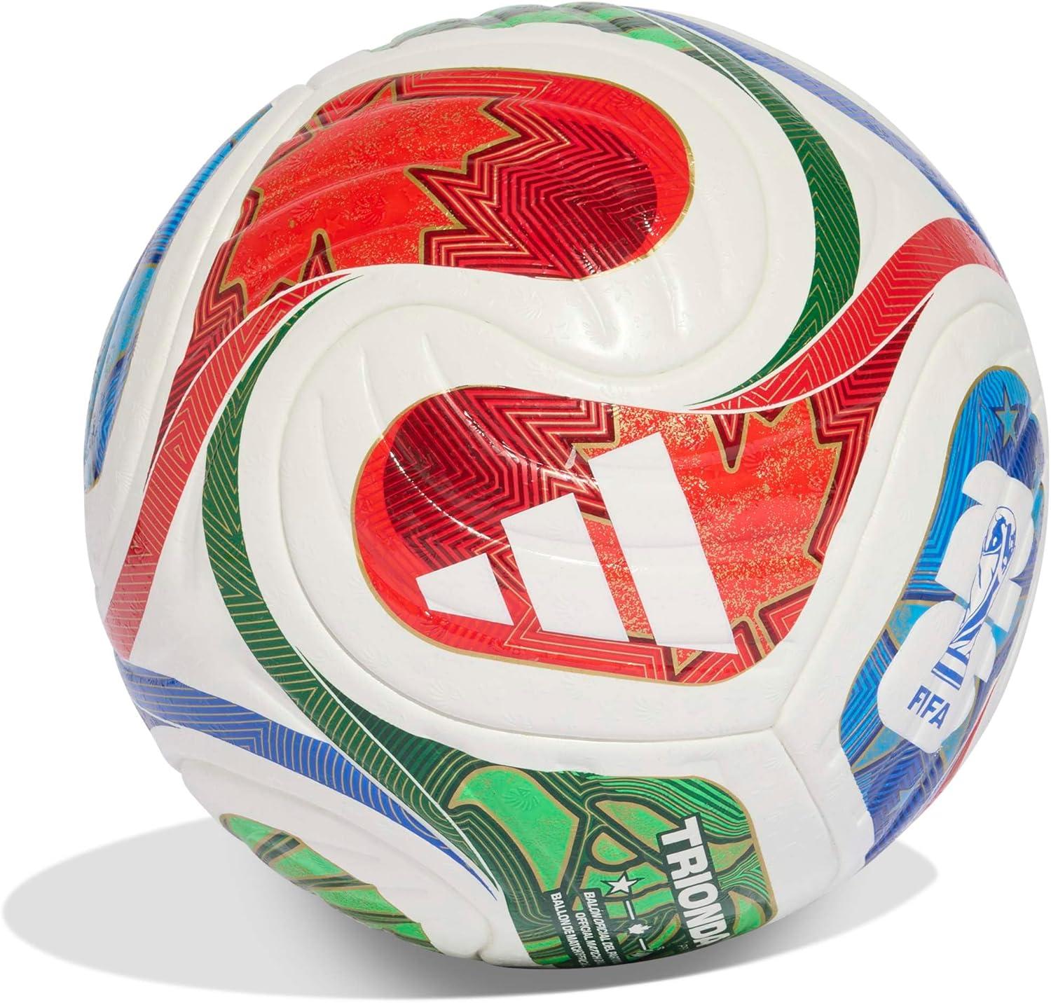 imageadidas World Cup 2026 Trionda Pro Match Ball  Official Soccer Ball of The FIFA World Cup 26 with Thermal Bonded Seamless Surface and Textured Design