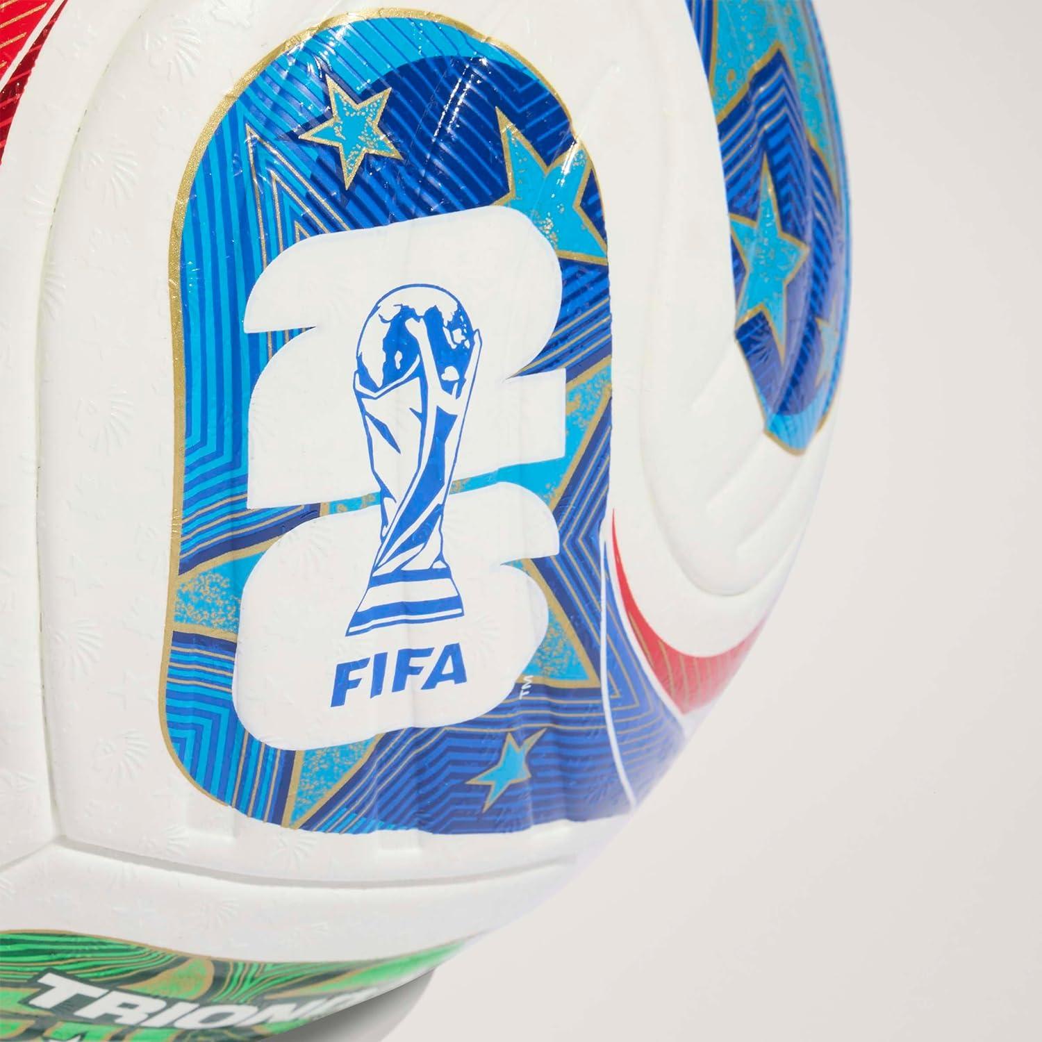 imageadidas World Cup 2026 Trionda Pro Match Ball  Official Soccer Ball of The FIFA World Cup 26 with Thermal Bonded Seamless Surface and Textured Design