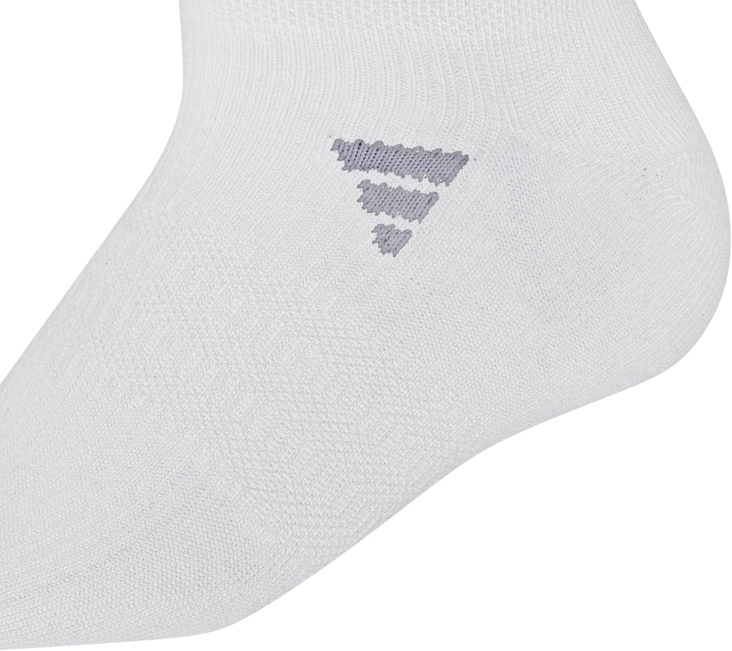 imageadidas womens Superlite No Show Socks 6pair Pack Low Profile Below AnkleWhiteBlackGrey